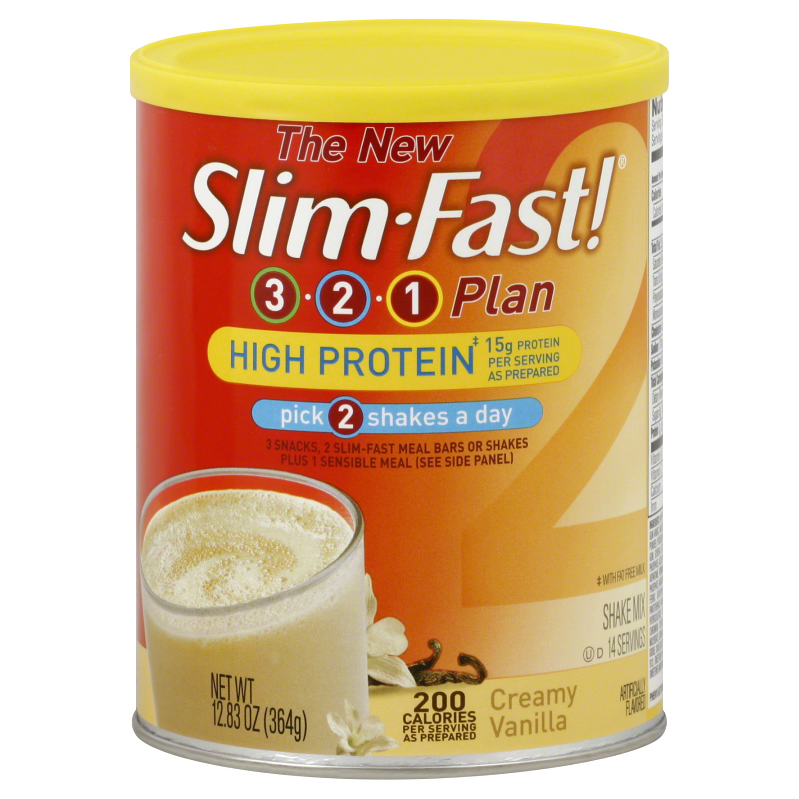 Slim-Fast High Protein Shake Mix Creamy Vanilla 12.83 ounce