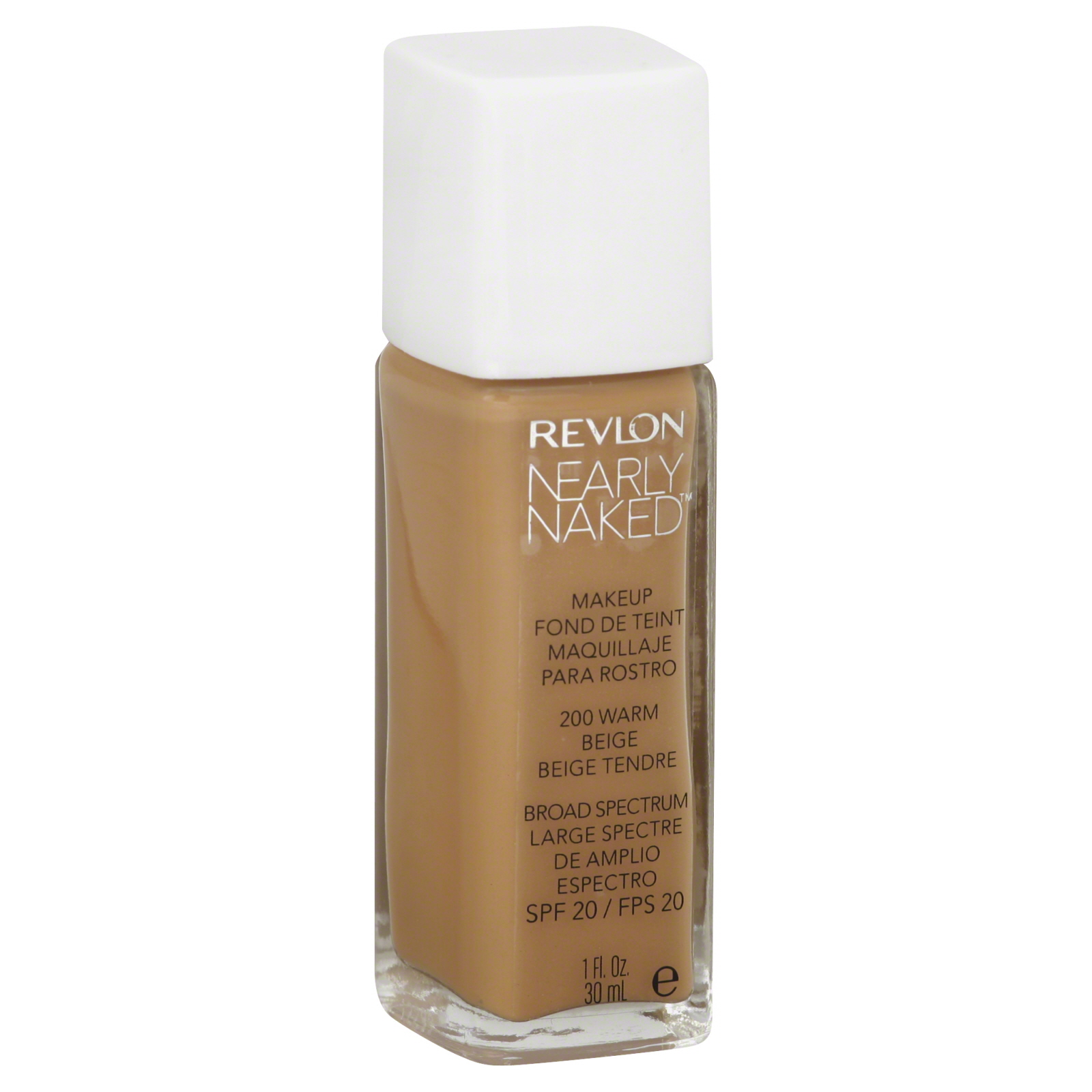 Revlon Nearly Naked Makeup Warm Beige 1 oz