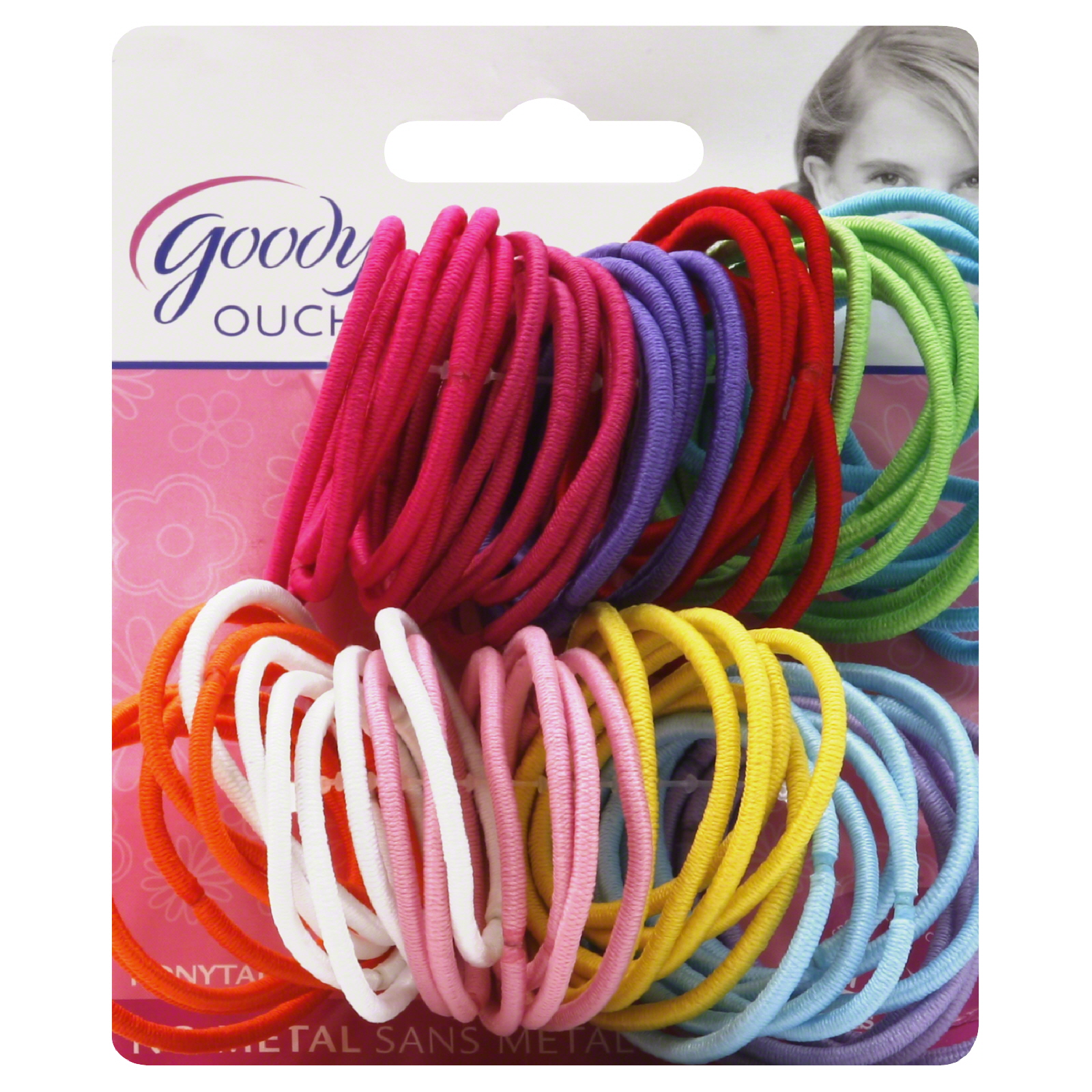 Goody Girls Ouchless 2MM Elastics, 72 CT