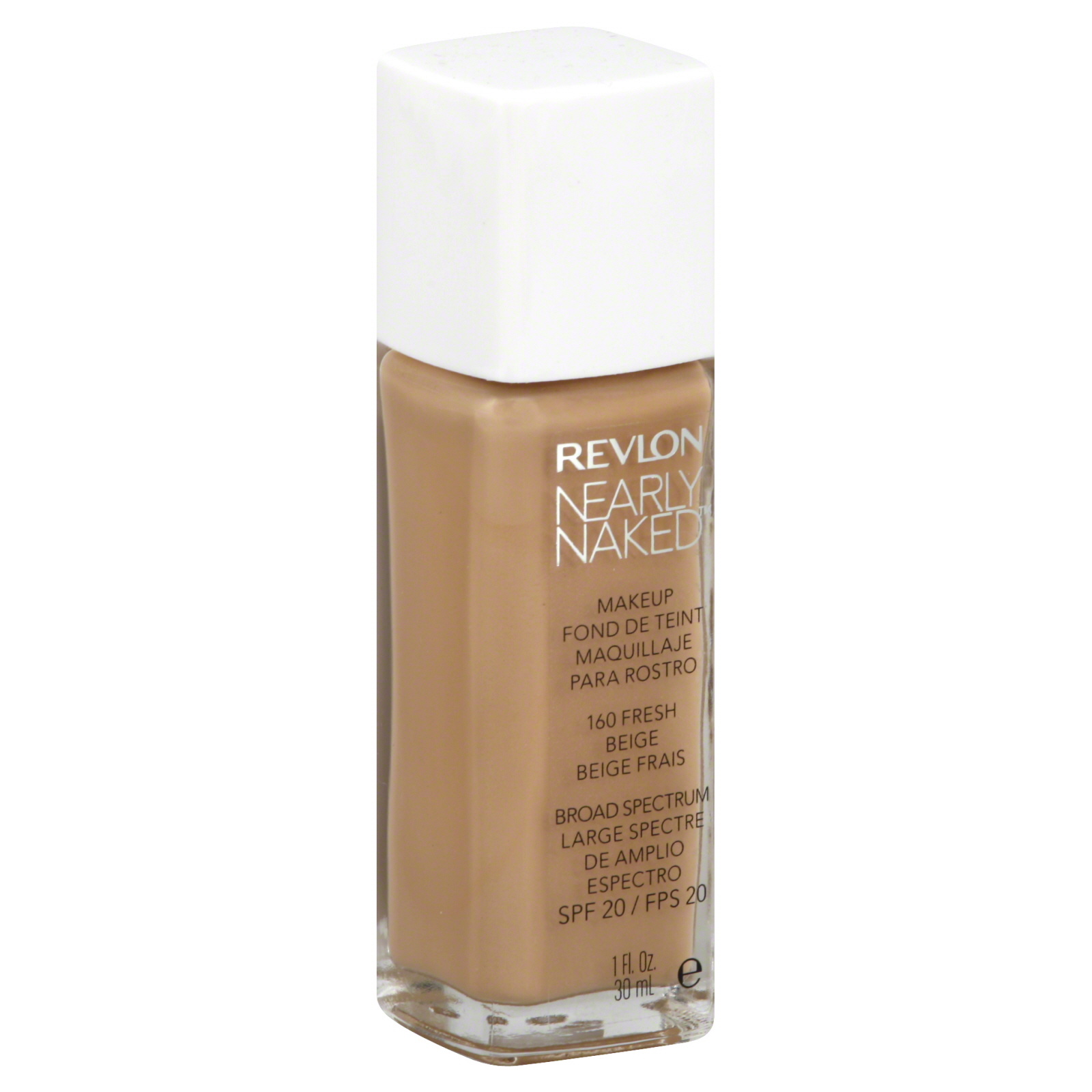 Revlon Nearly Naked Makeup Fresh Beige 1 oz