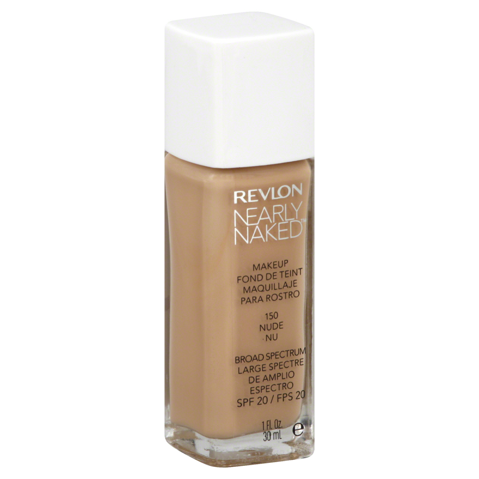 Revlon Nearly Naked Makeup, Nude 150, 1 fl oz (30 ml)   Beauty   Face