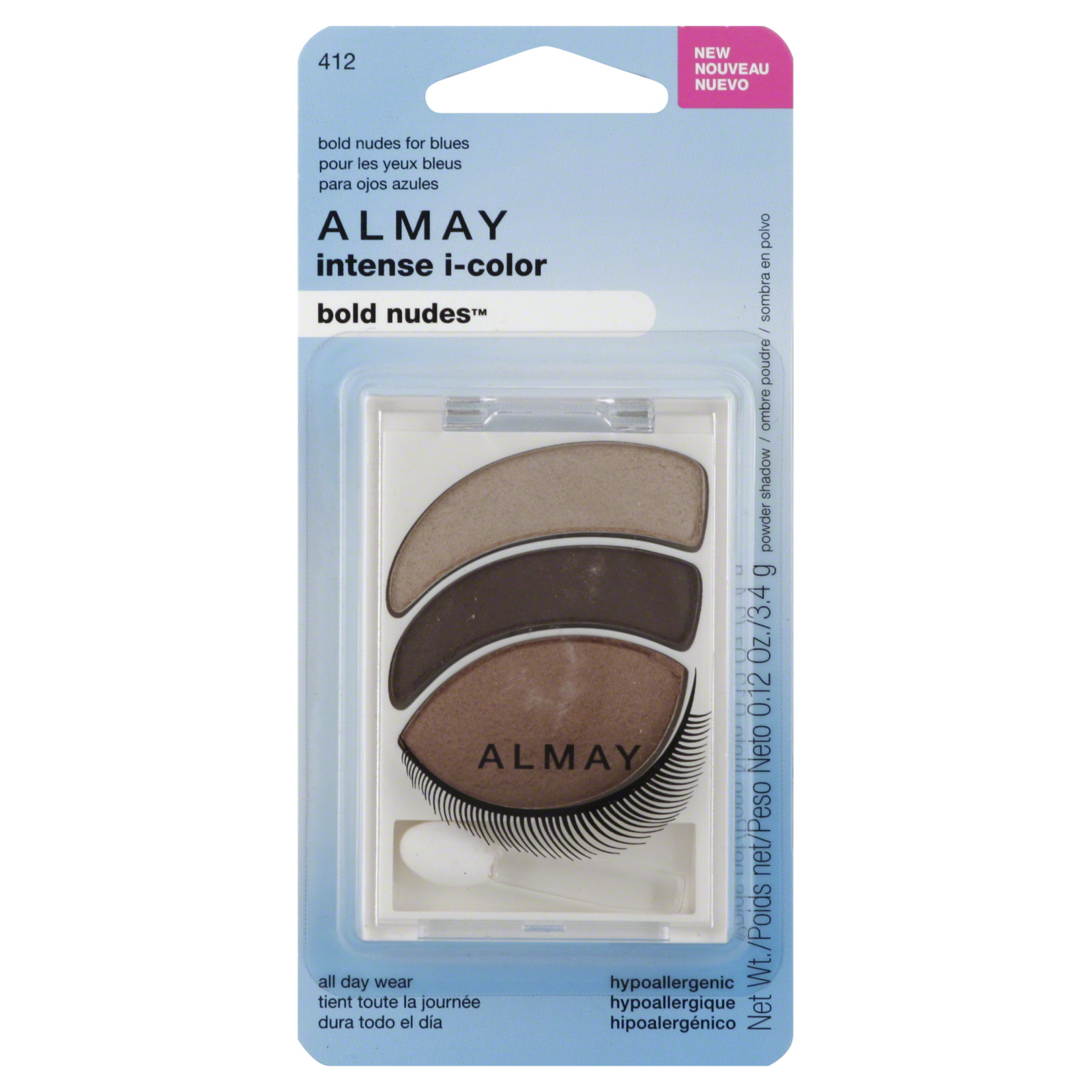 Almay Intense I-color Bold Nudes For Blues Eyes 0.12 oz