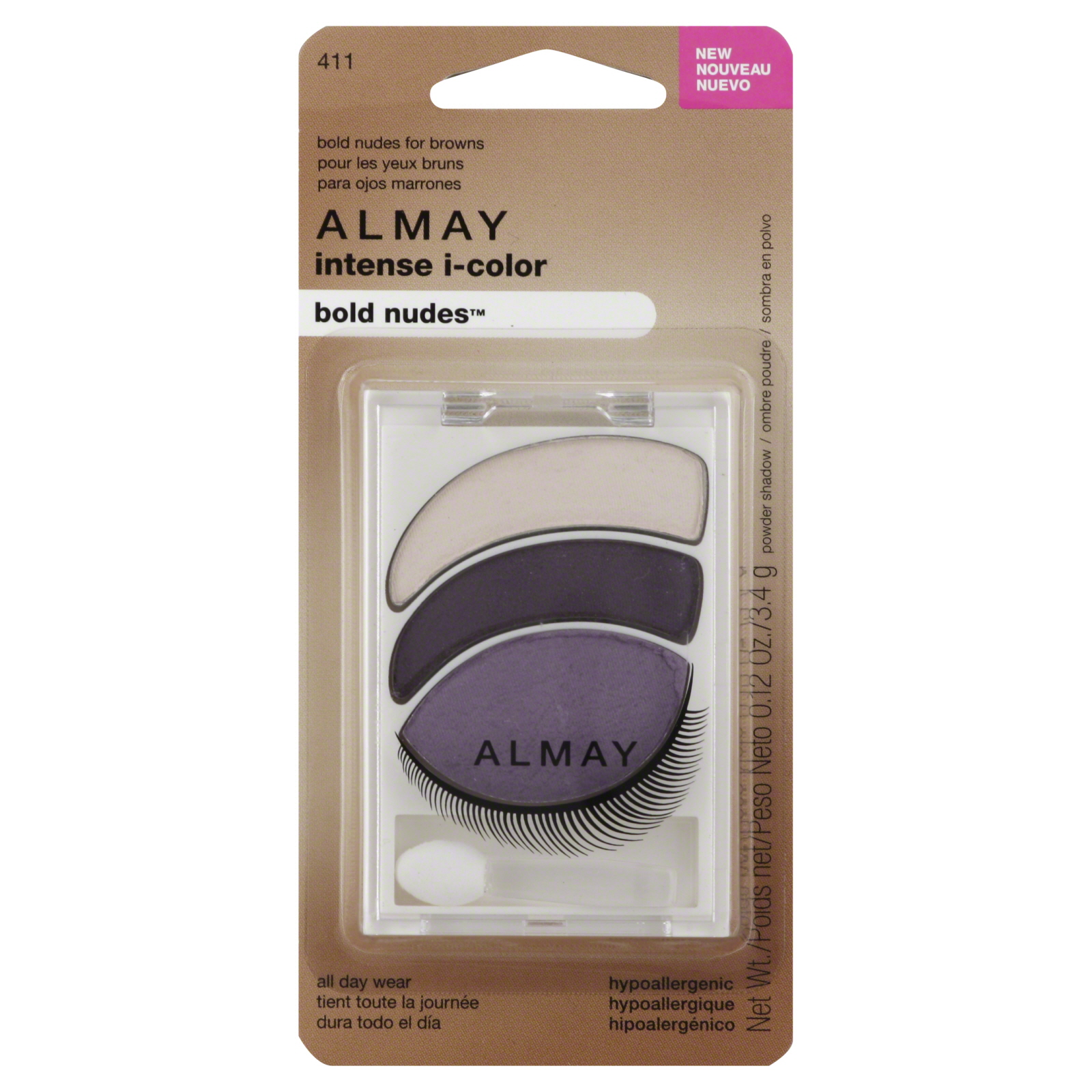 Almay Intense i-color Bold Nudes For Browns 0.12 oz