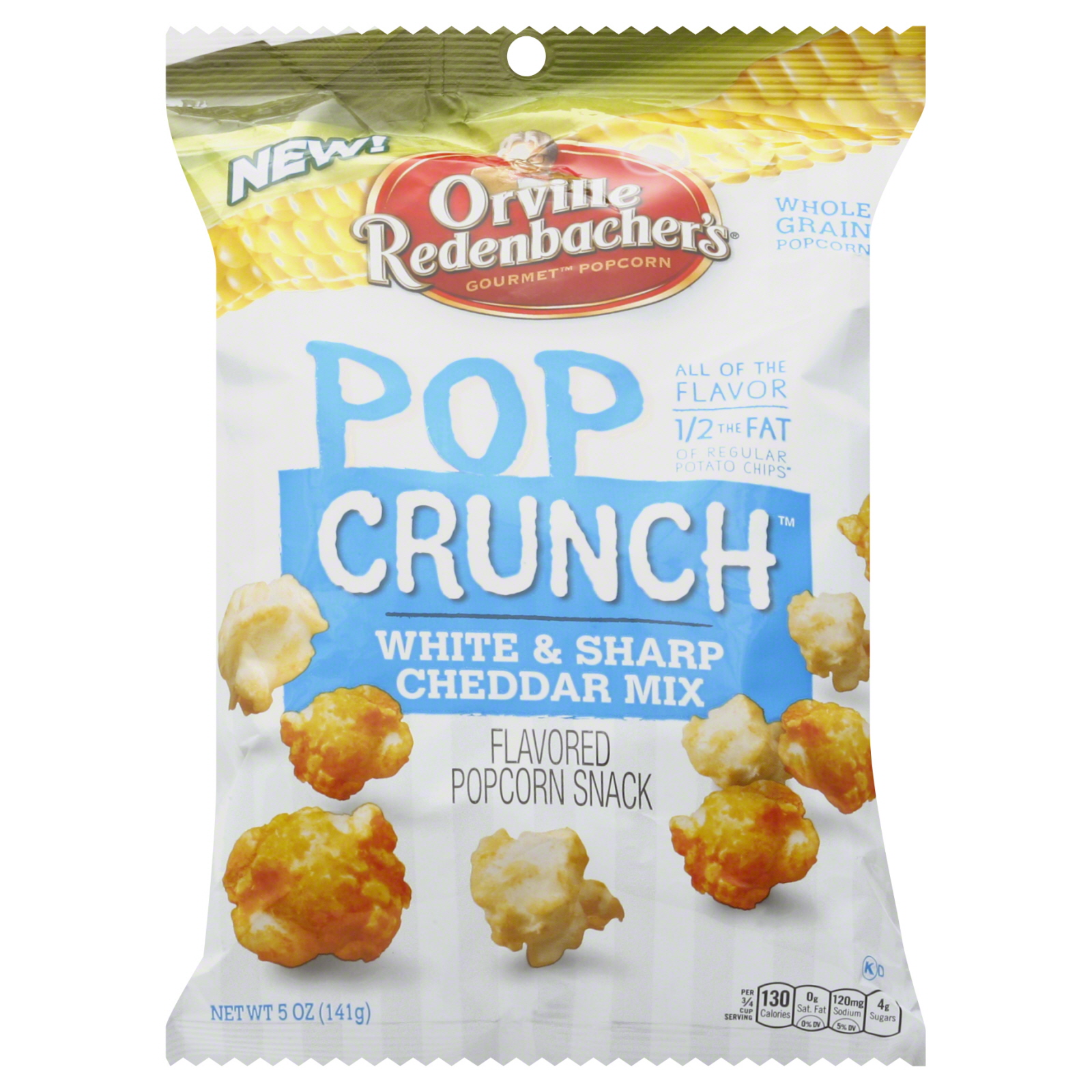 Orville Redenbacher's Popcorn Snack, White & Sharp Cheddar Mix Flavored, 5 oz (141 g)