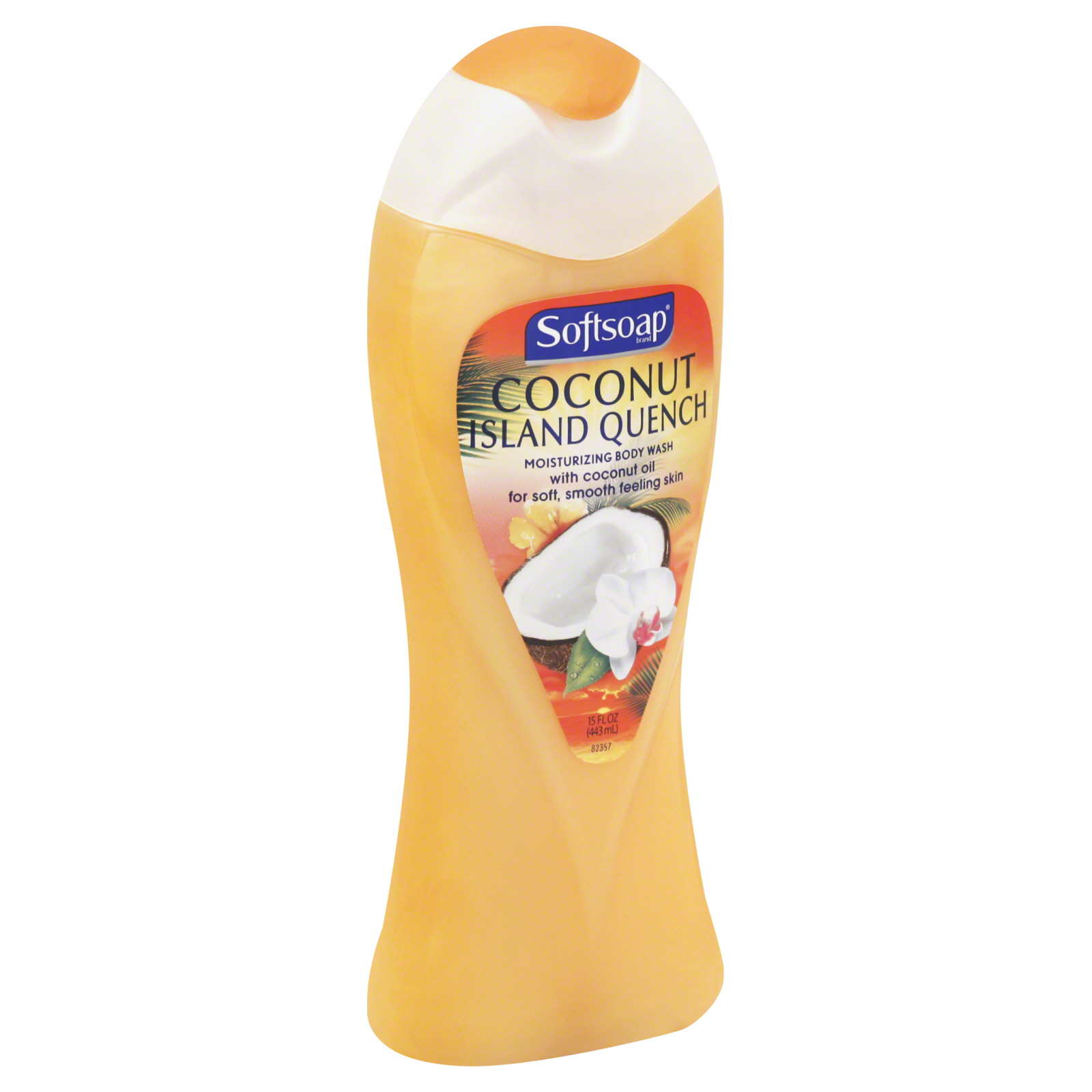 Softsoap Body Wash, Moisturizing, Coconut Island Quench, 15 fl oz (443 ml)