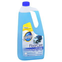Pledge Multisurface Floor Cleaner Concentrated Liquid, Shines Hardwood, Rain Shower, 32 fl oz