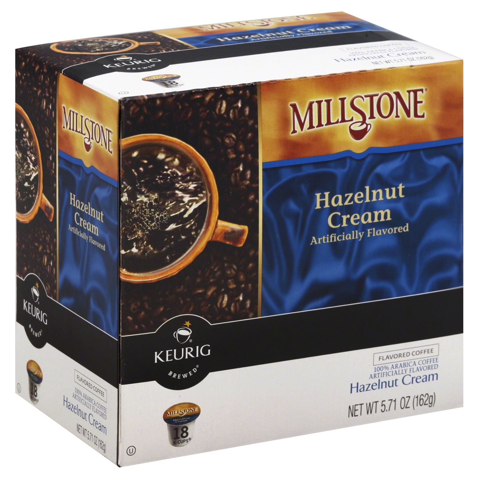 Millstone K-Cup Hazelnut Cream Coffee, 18 ct