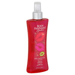 Body Fantasies Parfums De Coeur Body Fantasies Signature Fragrance Body Spray, Pink Vanilla Kiss Fantasy, 8 Fluid Ounce