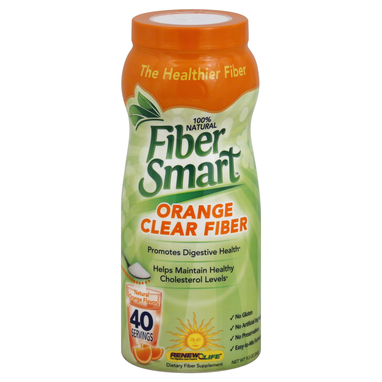 ReNew Life Fiber Smart Orange Clear Fiber, 9.3 oz