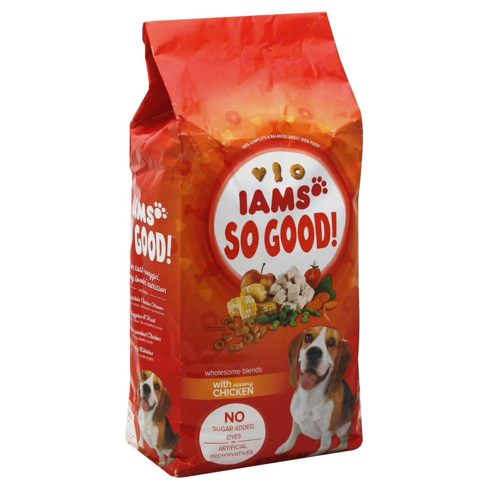 Iams So Good! Wholesome Blends with Savory Chicken Dog Food, 6.3 lb. Bag