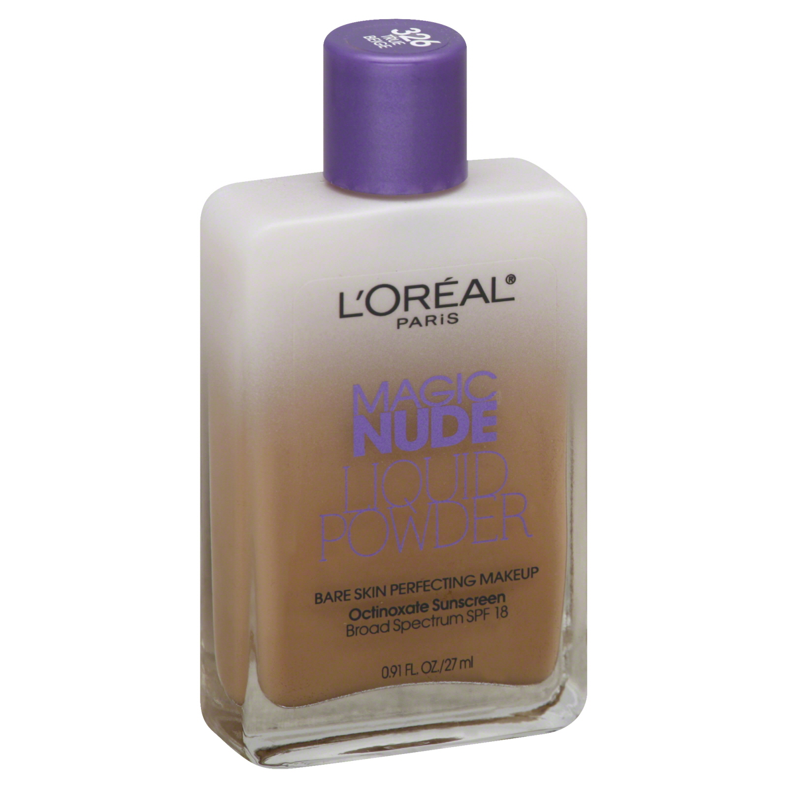 L'Oreal Magic Nude Liquid Powder, True Beige, SPF 18, 0.91 fl oz