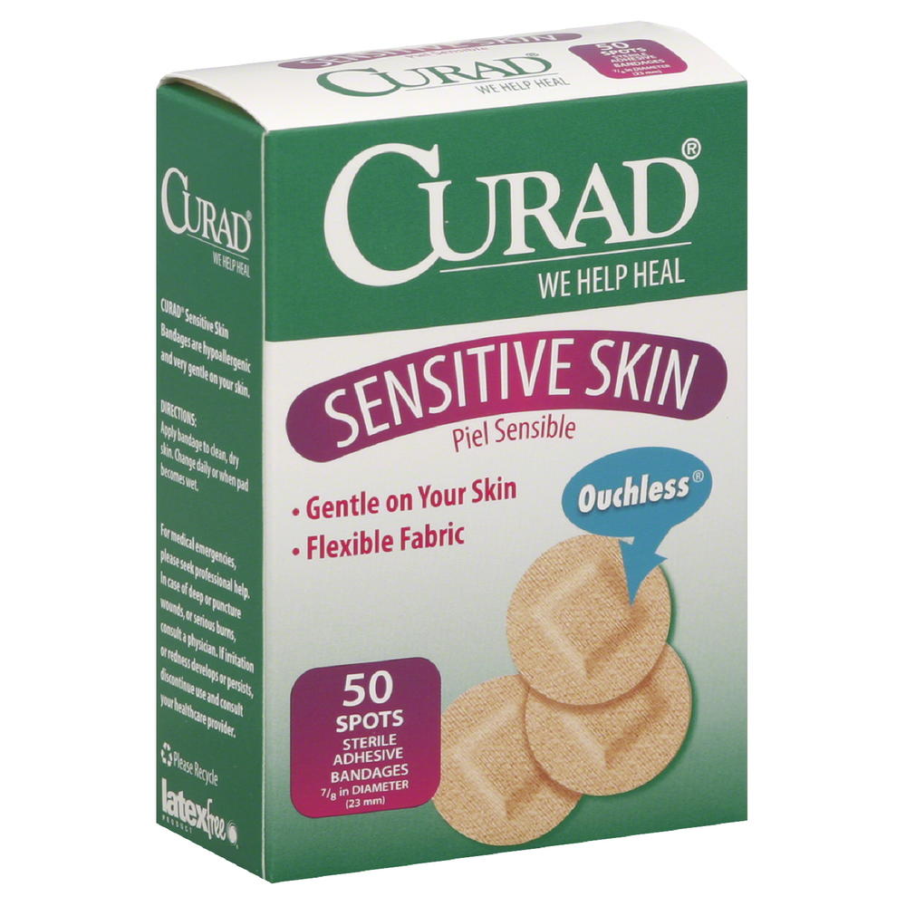Curad Sensitive Skin Bandages, 50 ct.