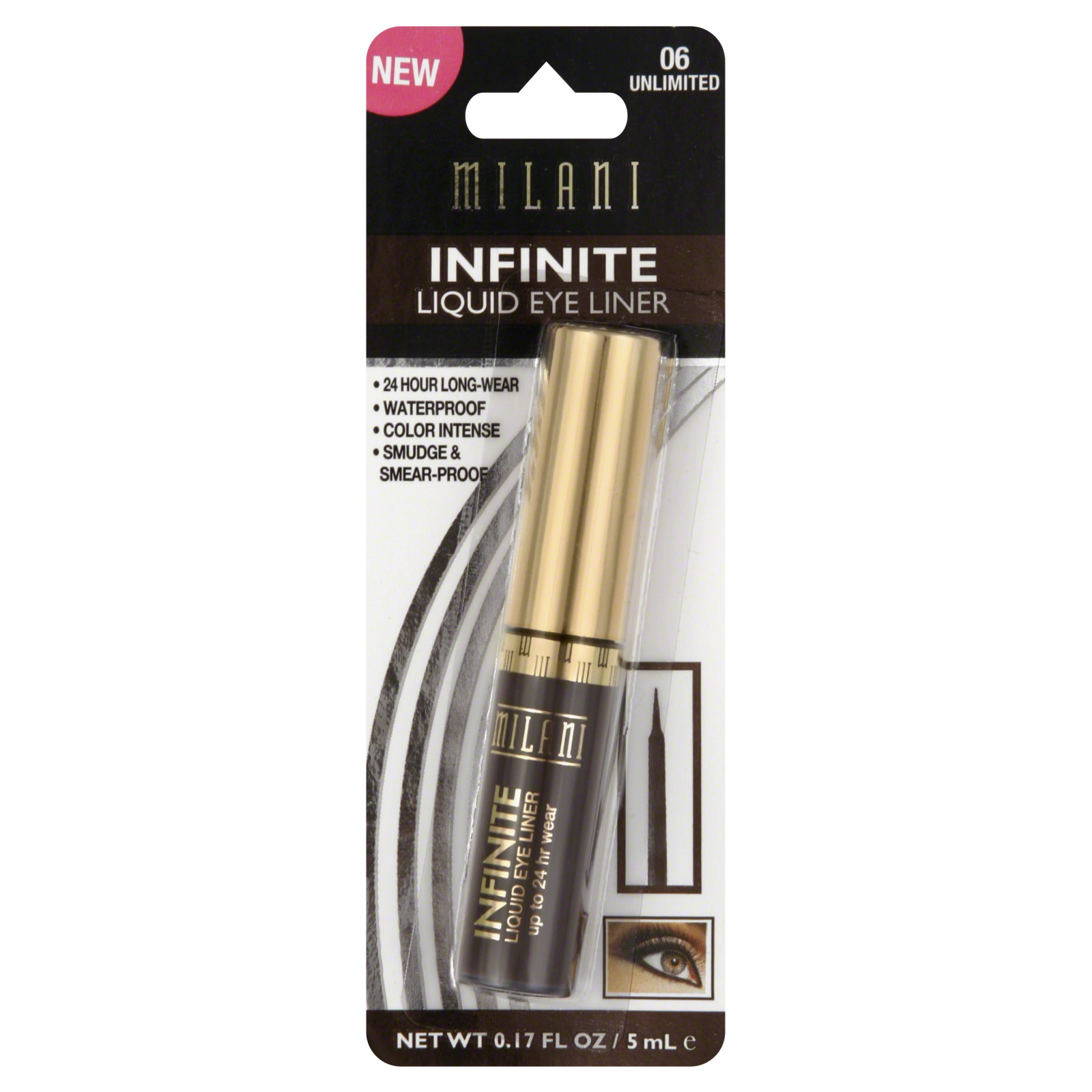Milani Infinite Liquid Eye Liner Unlimited Brown