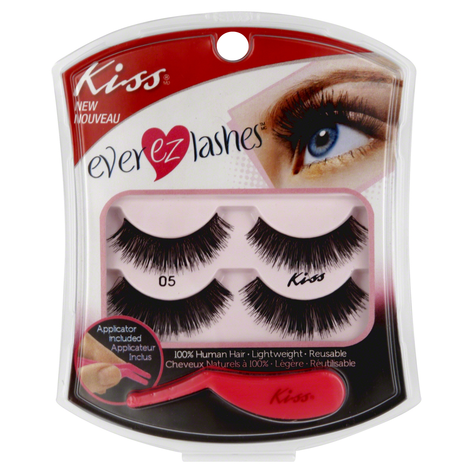 Kiss Ever EZlashes, Eye Lashes, 4 Lashes Kiss Ever EZlashes, Eye Lashes, 4 Lashes