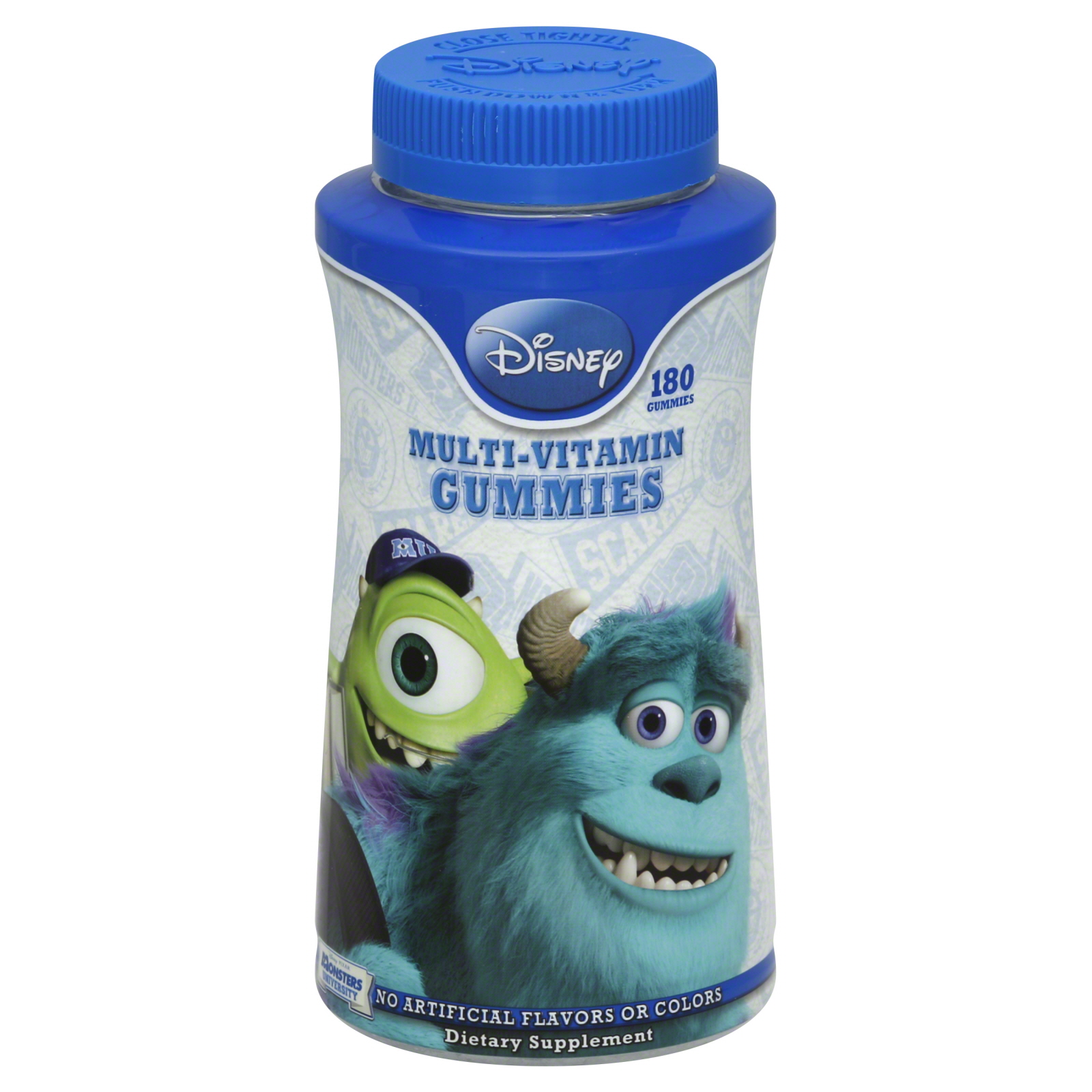 Disney Multi-Vitamin, -Pixar Monsters University, Gummies, Assorted Flavors, 180 ct