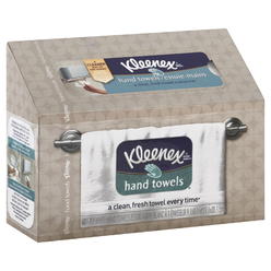 Kleenex KIMBERLY CLARK 38586 Kleenex® Everyday Hand Towels, 1-Ply, 8 x 9.1, White, 60 Towels/Box 38586