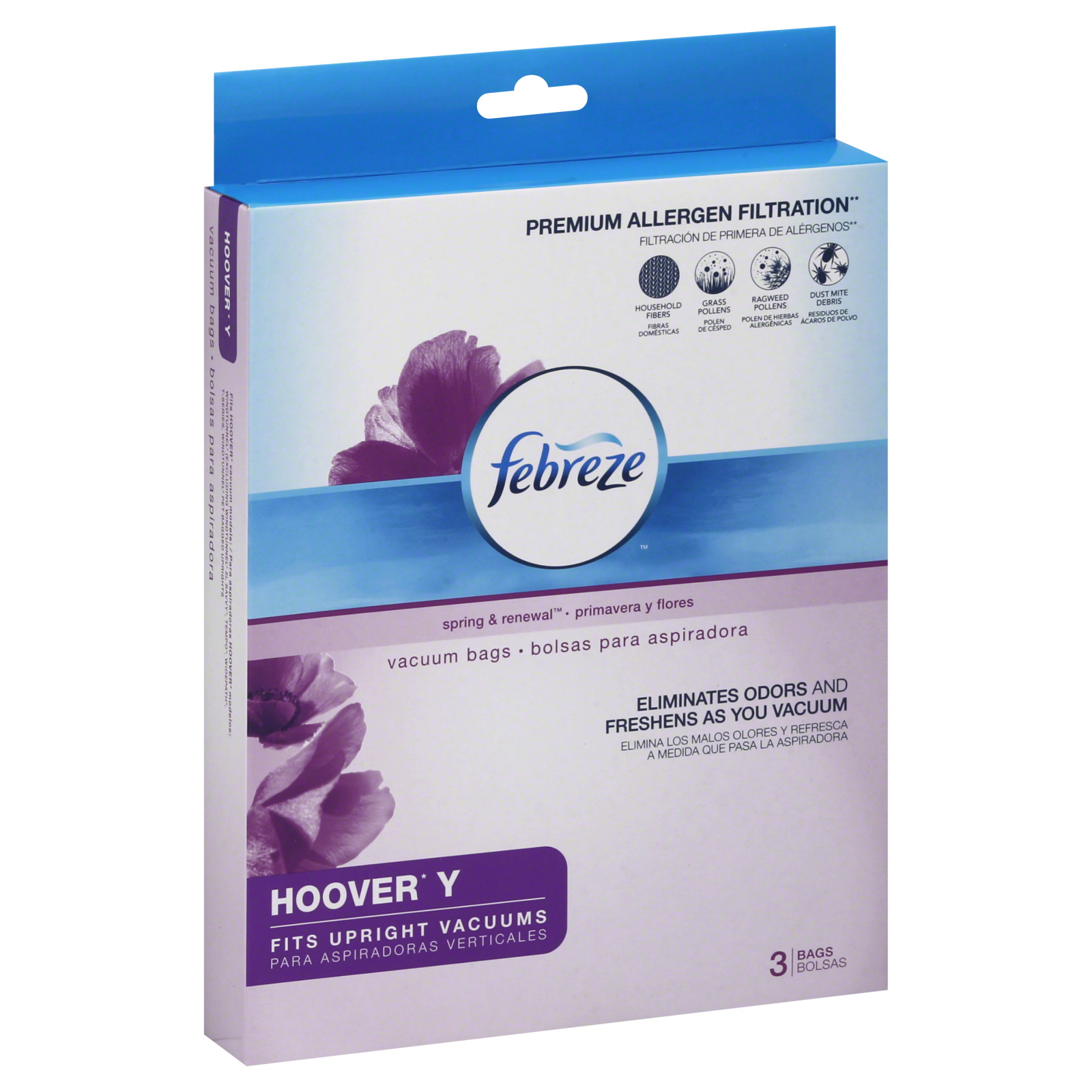 Bissell 22V81 Febreze&#174; Hoover Style Y Vacuum Bags - 3-Pack