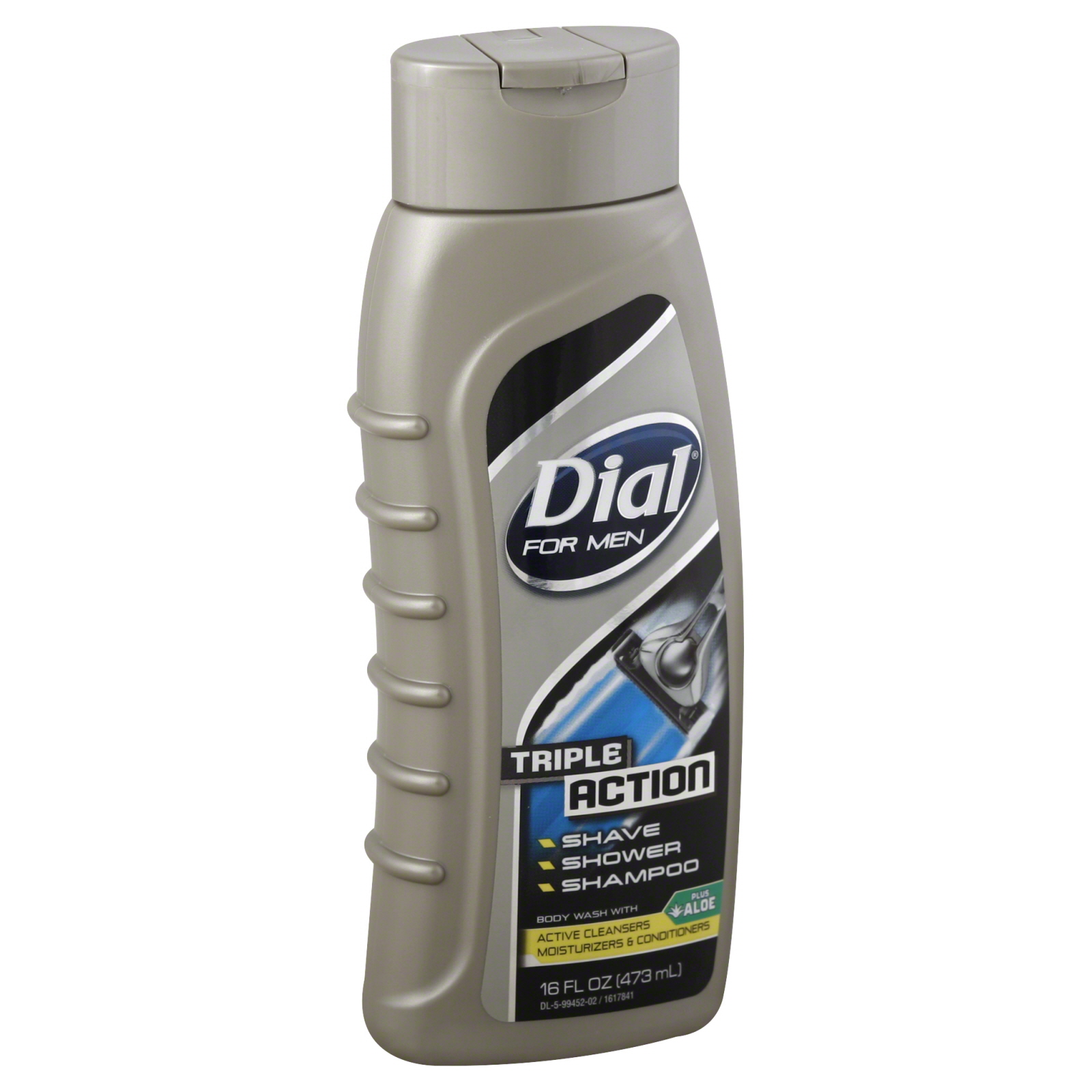 Dial Body Wash With Active Cleansers, Triple Action, For Men, 16 fl oz (473 ml)