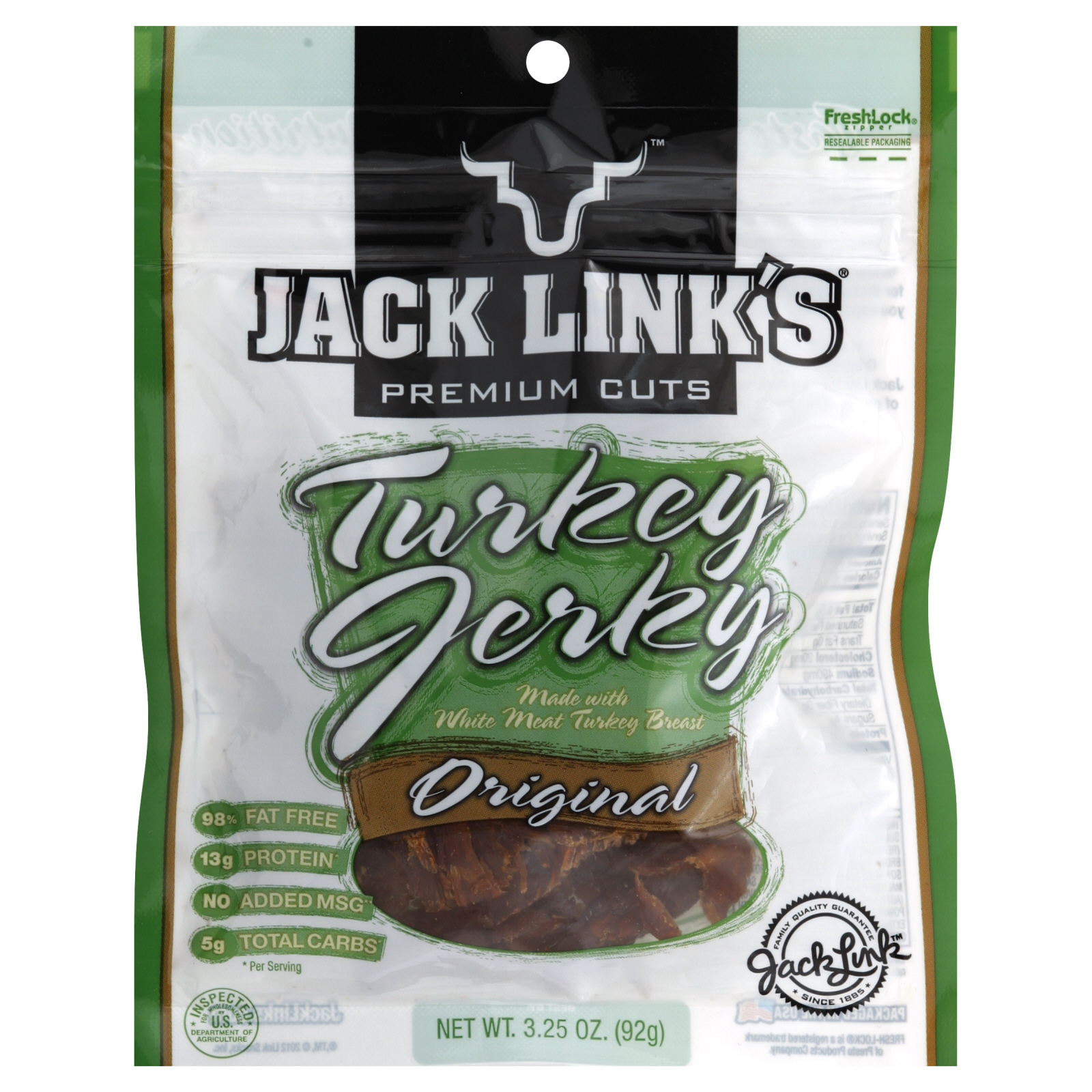 Jack Link's Original Turkey Jerky 3.25 oz