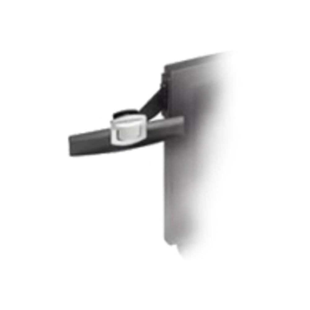 3M MMMDH240MB Swing Arm Copyholder, Adhesive Monitor Mount, Plastic, 30 Sheet Capacity, Black