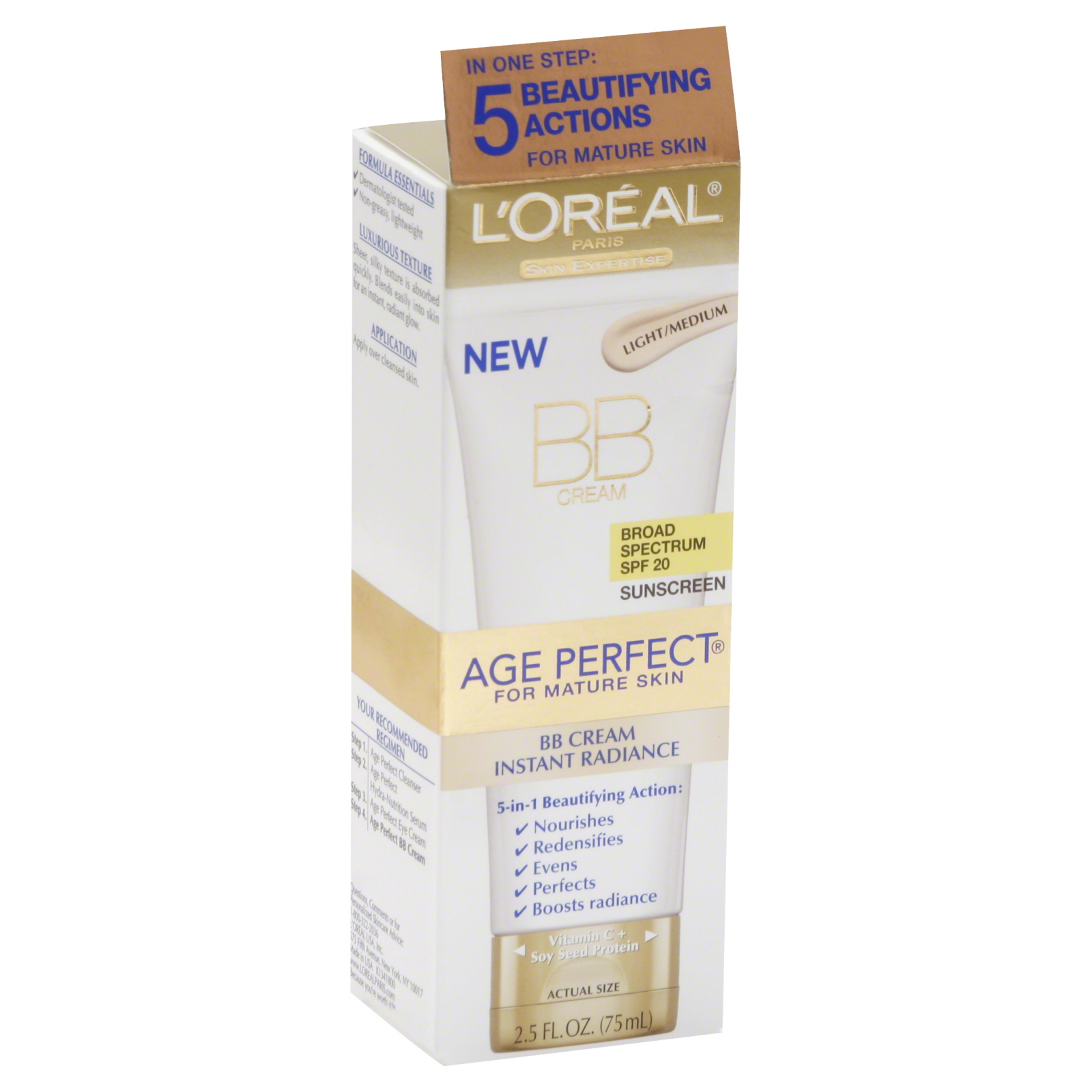 L'Oreal Age Perfect  Instant Radiance BB Cream SPF 20