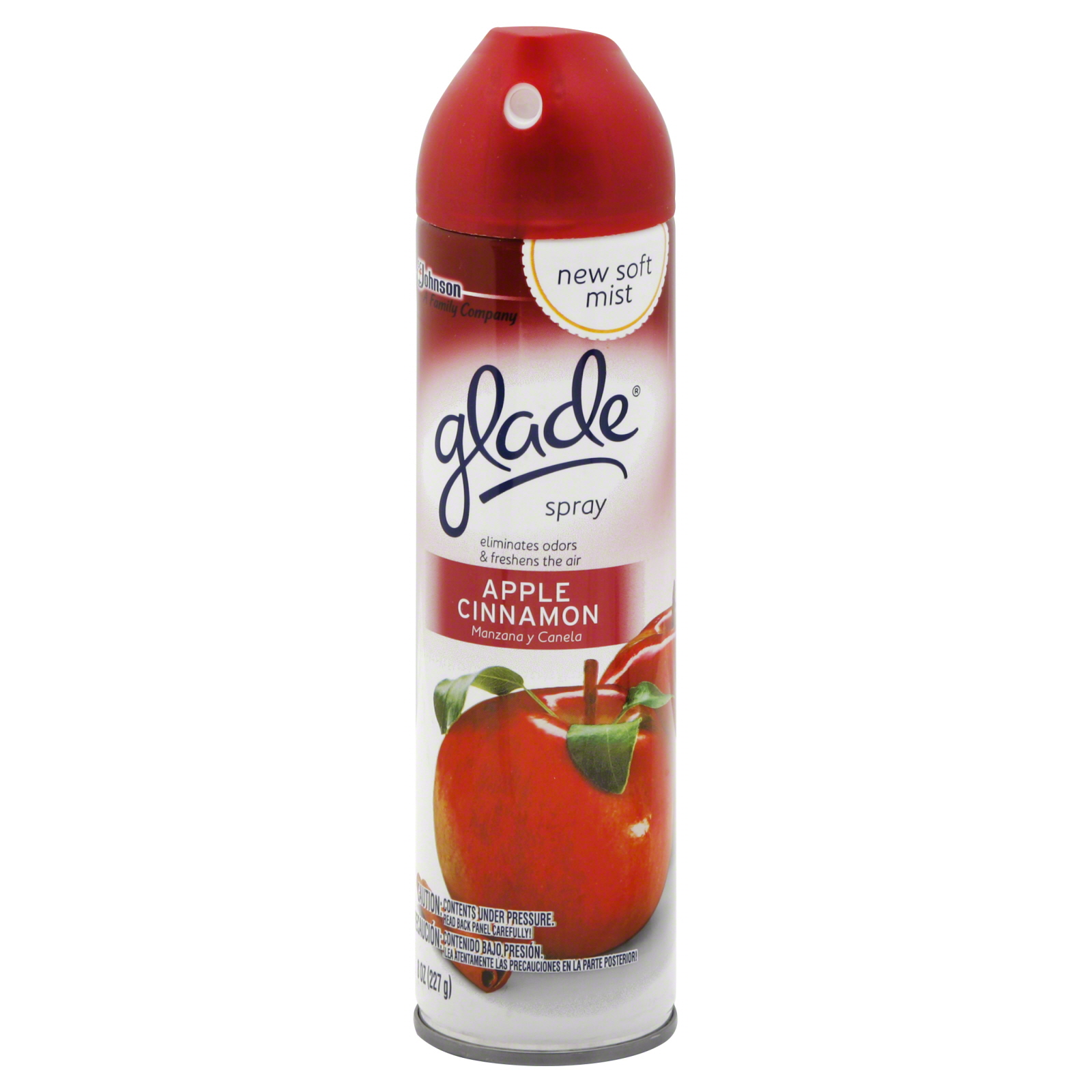 Glade Aero Apple Cinnamon Air Freshener, 8 oz (227 g)