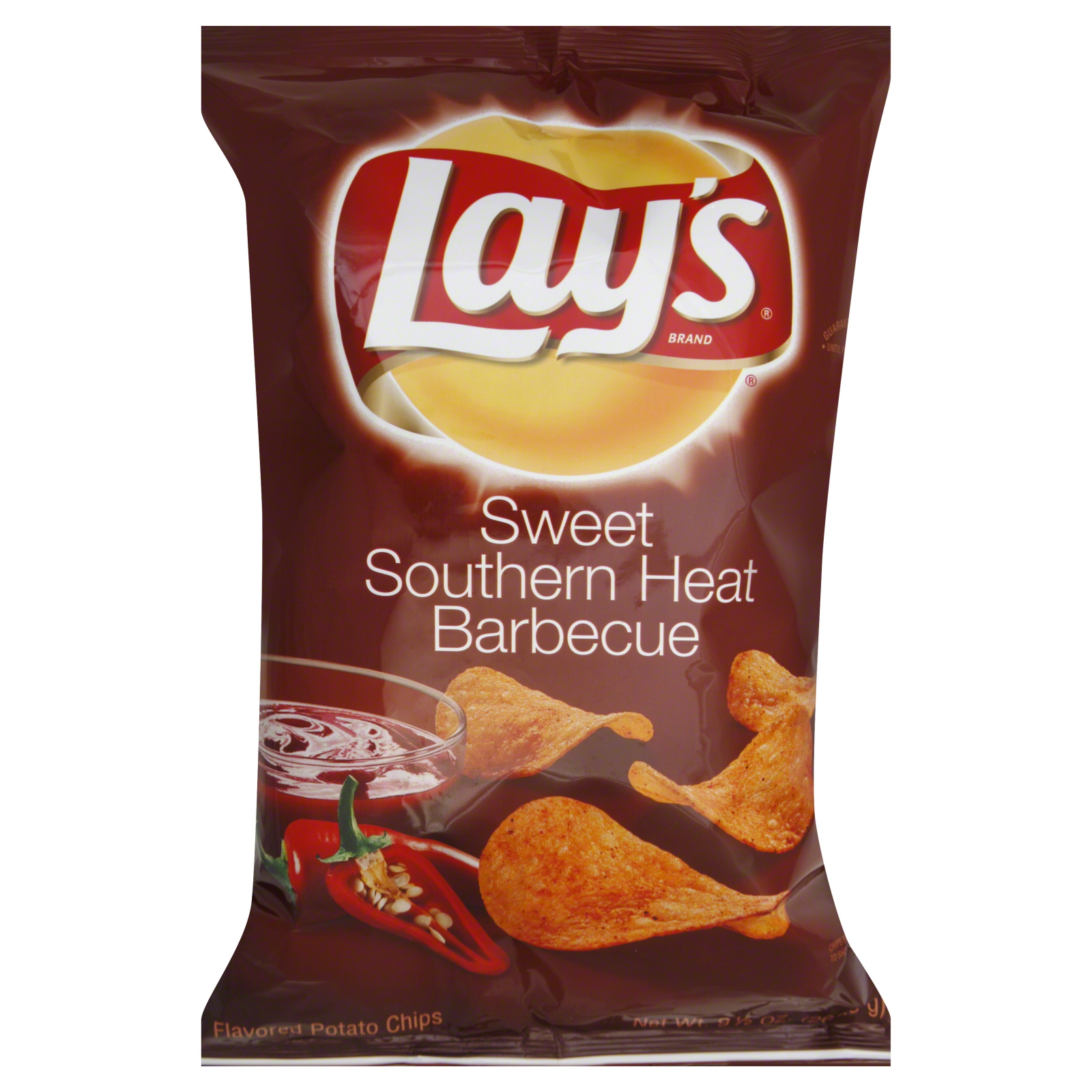 Lay's Sweet Southern Heat Barbecue Flavored Potato Chips, 9.5 oz (269.3 g)