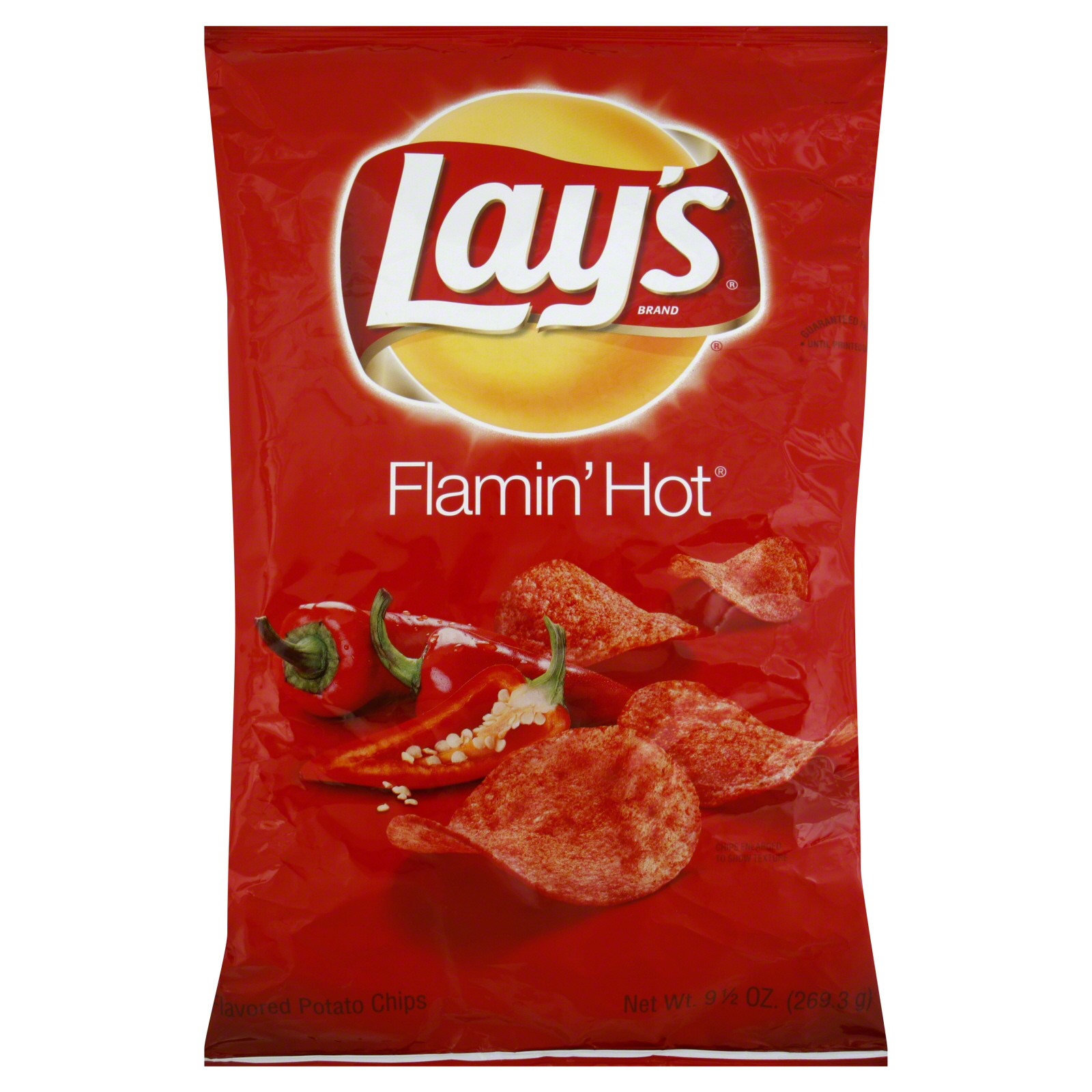 Lay's Flamin Hot Flavored Potato Chips, 9.5 oz (269.3 g)