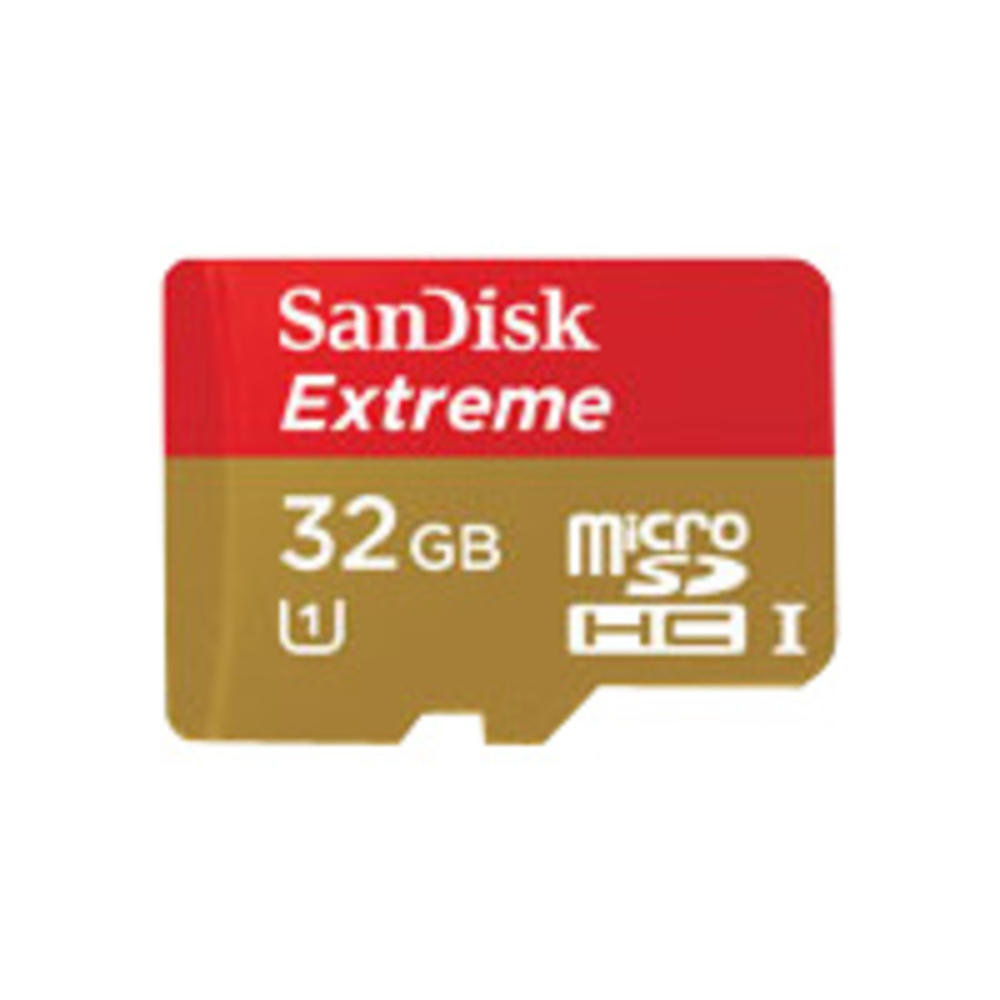 SanDisk 32GB Sandisk Extreme microSDHC CL10 UHS-1 memory card for phones and tablets (300X Speed)