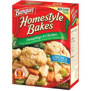 Banquet Homestyle Bakes Dumplings Chicken 33 2 Oz Box Food Grocery General Grocery Ready To Cook