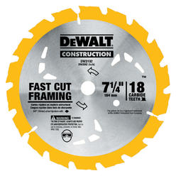 DeWalt Accessories 7-.25in. 18 Teeth Finishing Carbide Saw Blade  DW3192
