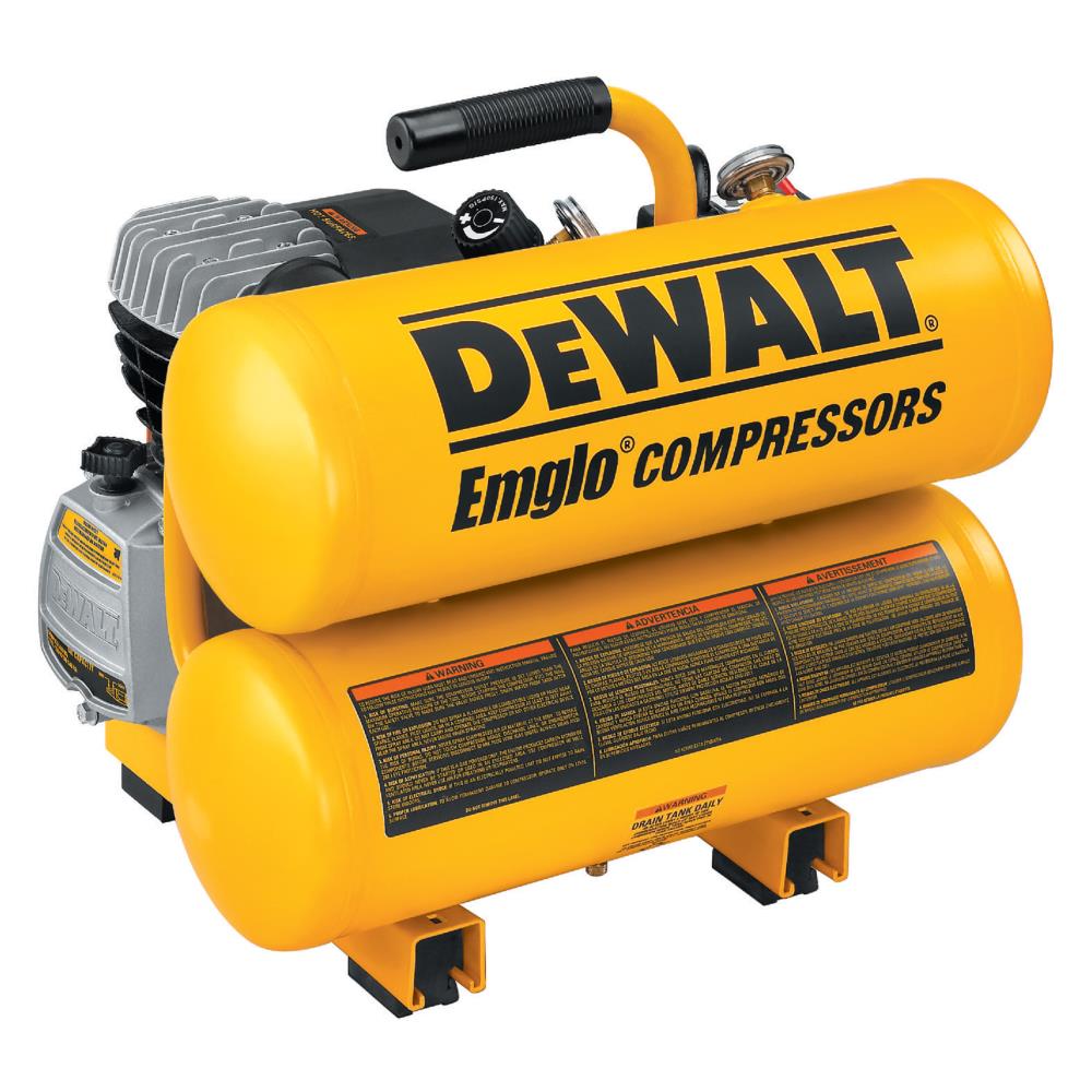 DeWalt DD55153 1.1 HP Continuous 4 Gallon Electric Hand Carry Compressor