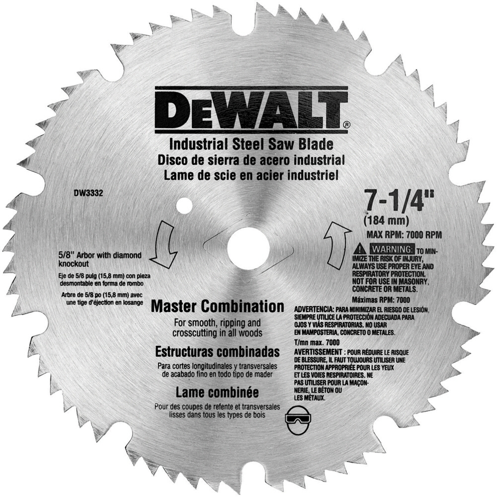 DeWalt 7-1/4 in. 60T Master Combination Saw Blade
