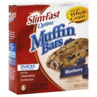 Slim Fast Optima Muffin Bars Blueberry 6 1 19 Oz 34 G Bars 7 19 Oz 204 G Health Wellness Diet Nutrition Bars They have a firm, slightly chewy texture as opposed to a crispy texture. slim fast optima muffin bars blueberry