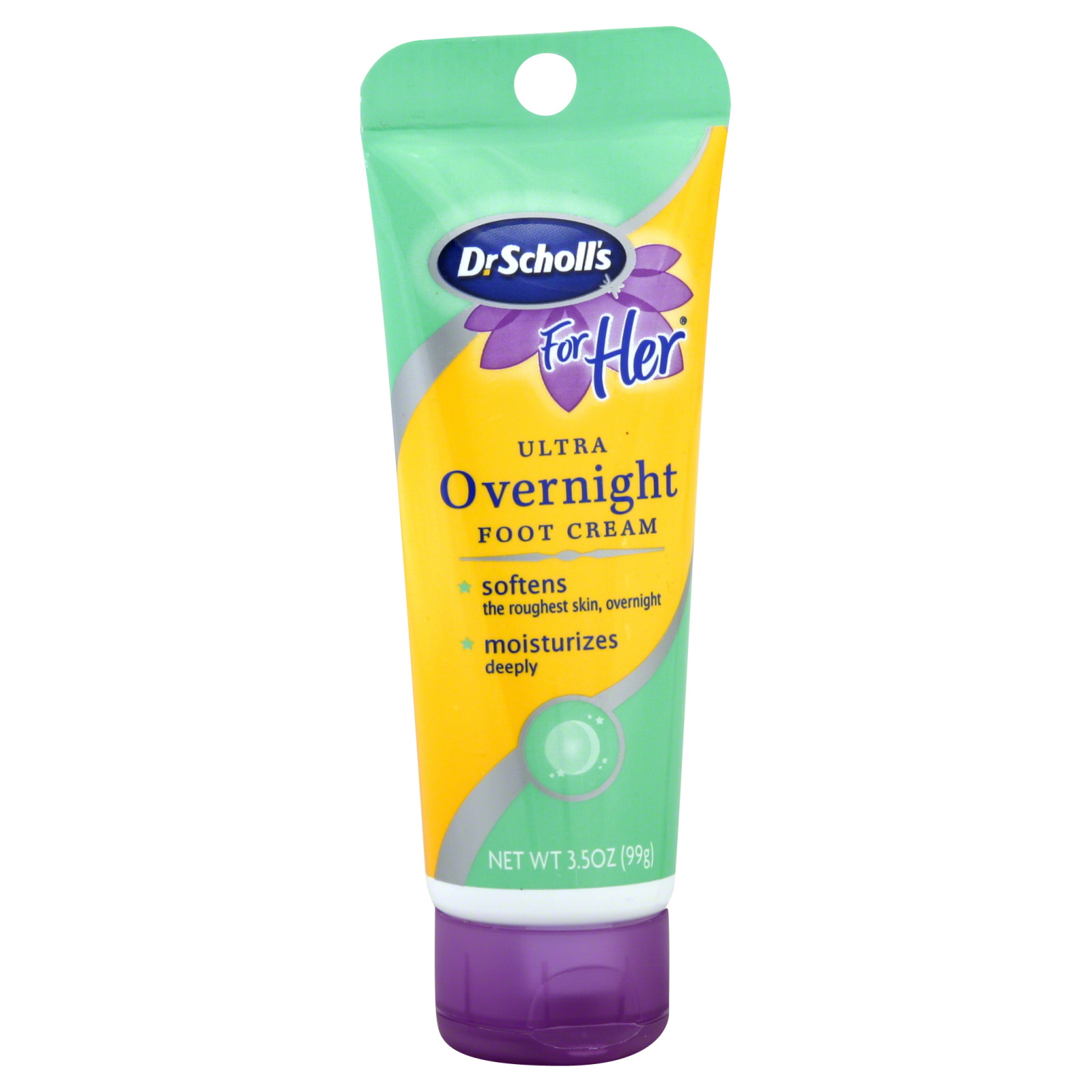 Dr. Scholl's For Her Foot Cream, Ultra Overnight, 3.5 oz (99 g)