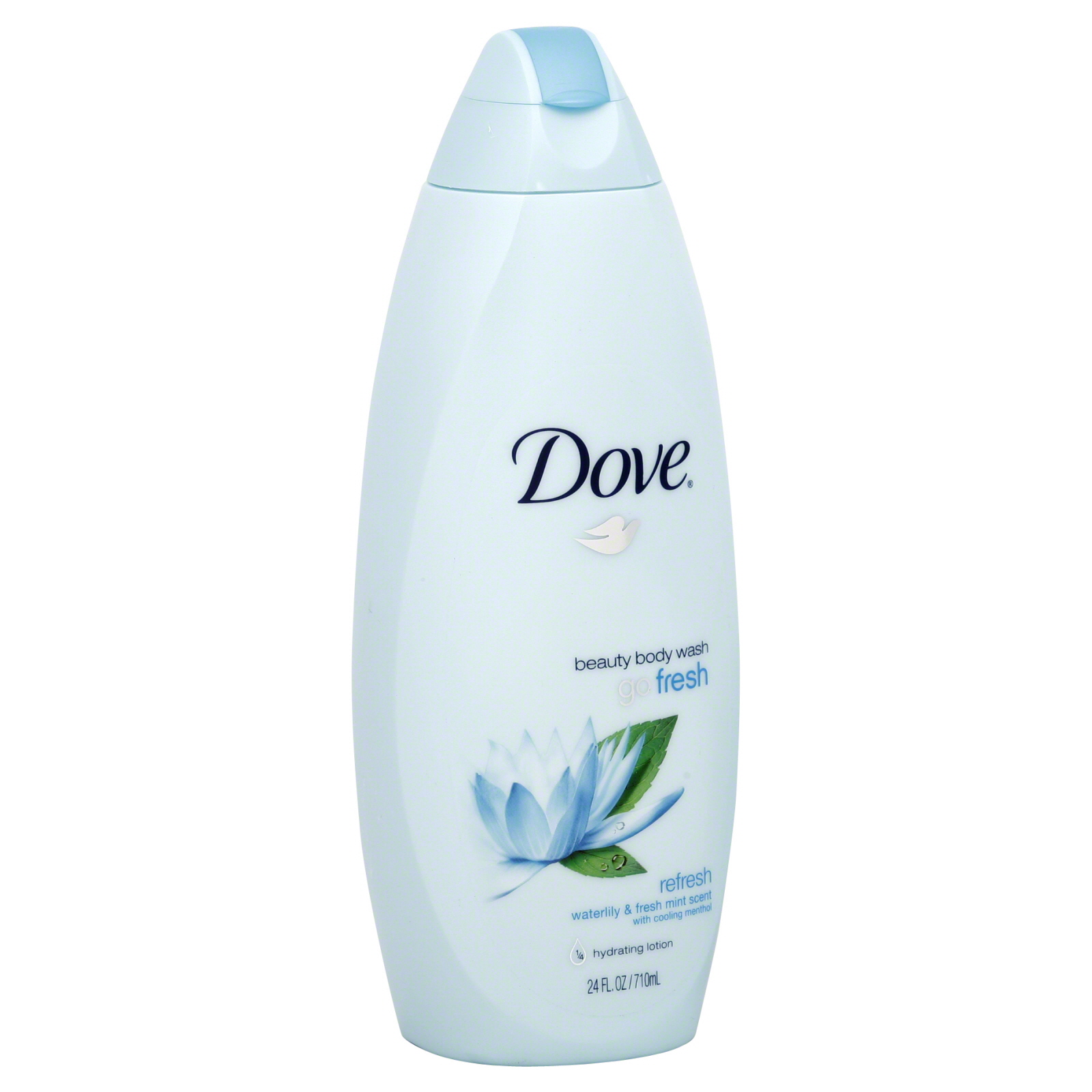 Dove Go Fresh Refresh Body Wash, Beauty, Waterlily & Fresh Mint Scent, 24 fl oz (710 ml)