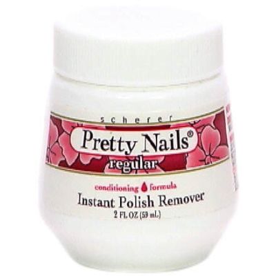 Pretty Nail Scherer s Instant Polish Remover, Regular, 2 fl oz (59 ml)