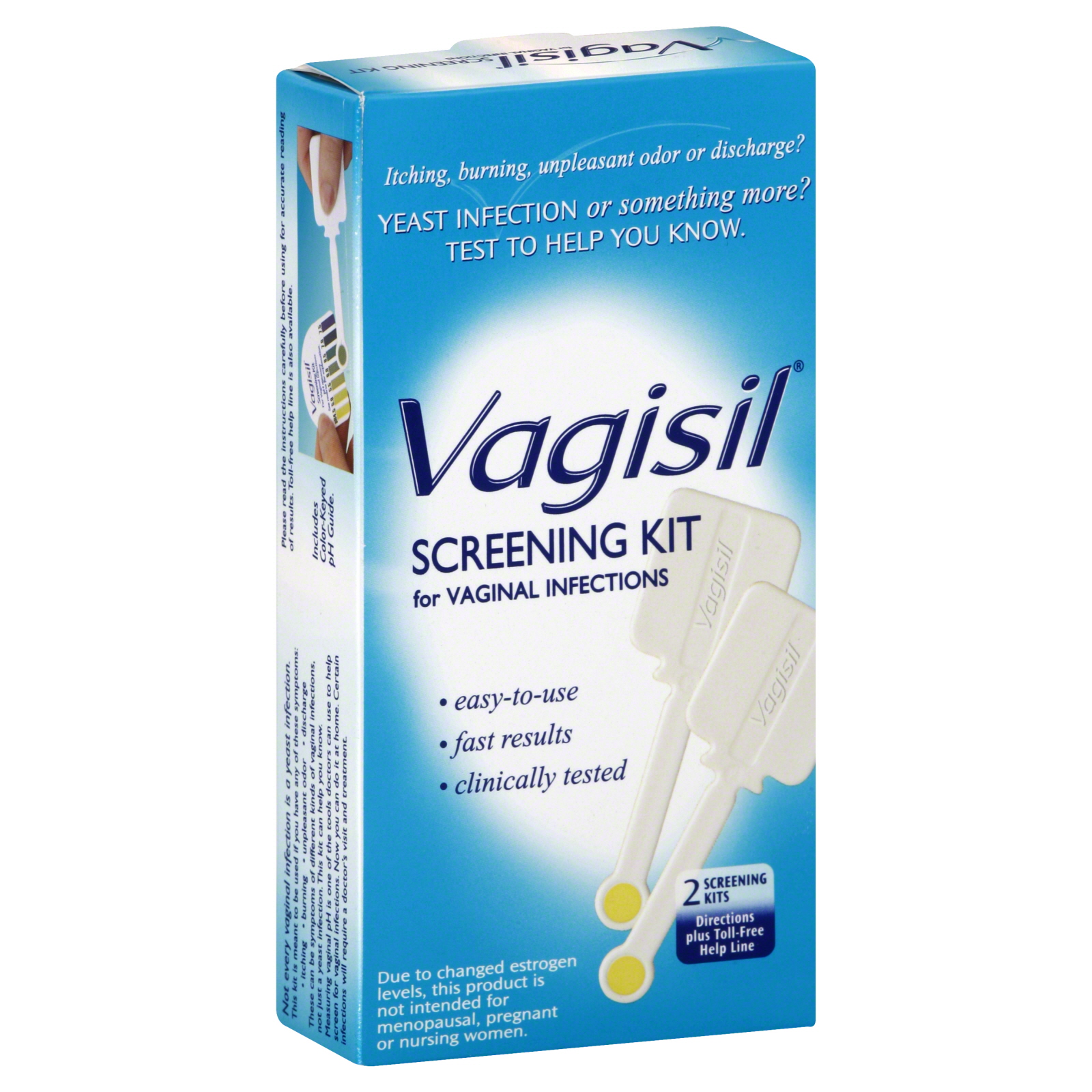 Vagisil Screening Kit, for Vaginal Infections, 2 kits