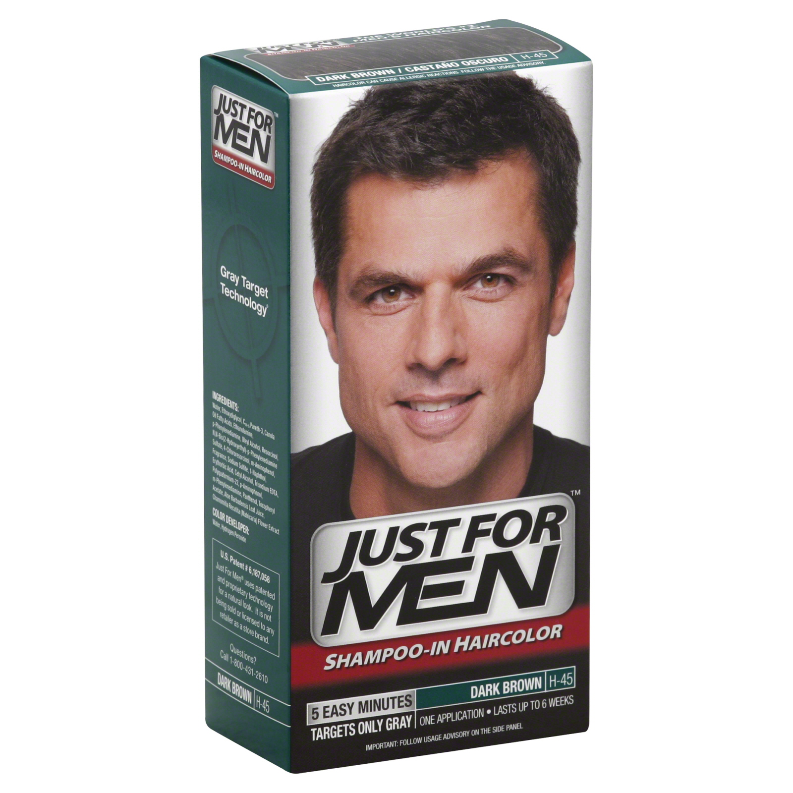 Just For Men Shampoo-In Haircolor, 1 application