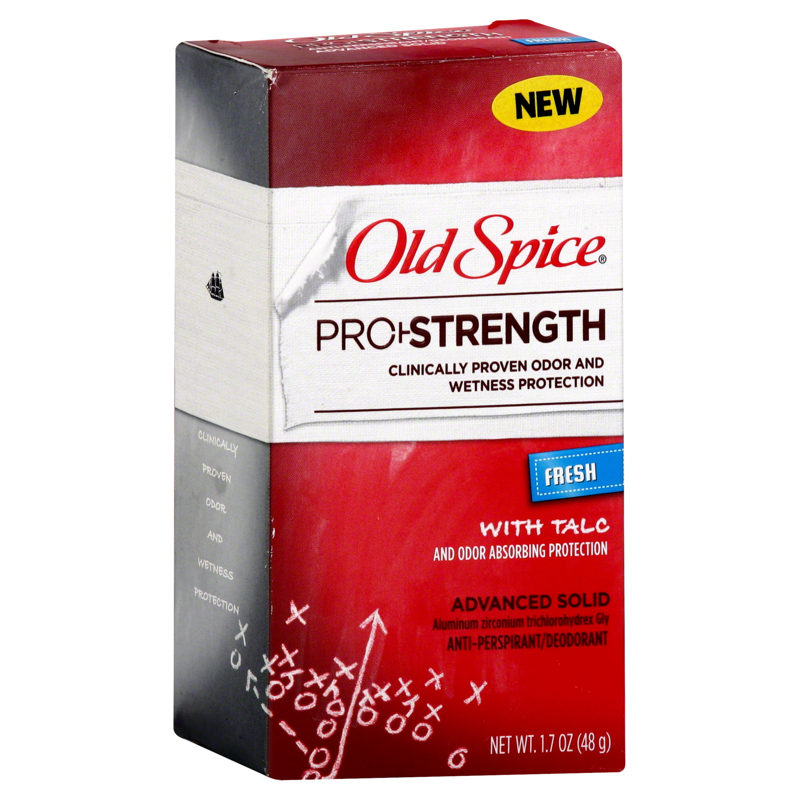 Old Spice Pro+Strength Anti-Perspirant/Deodorant, Fresh, 1.7 oz (48 g)