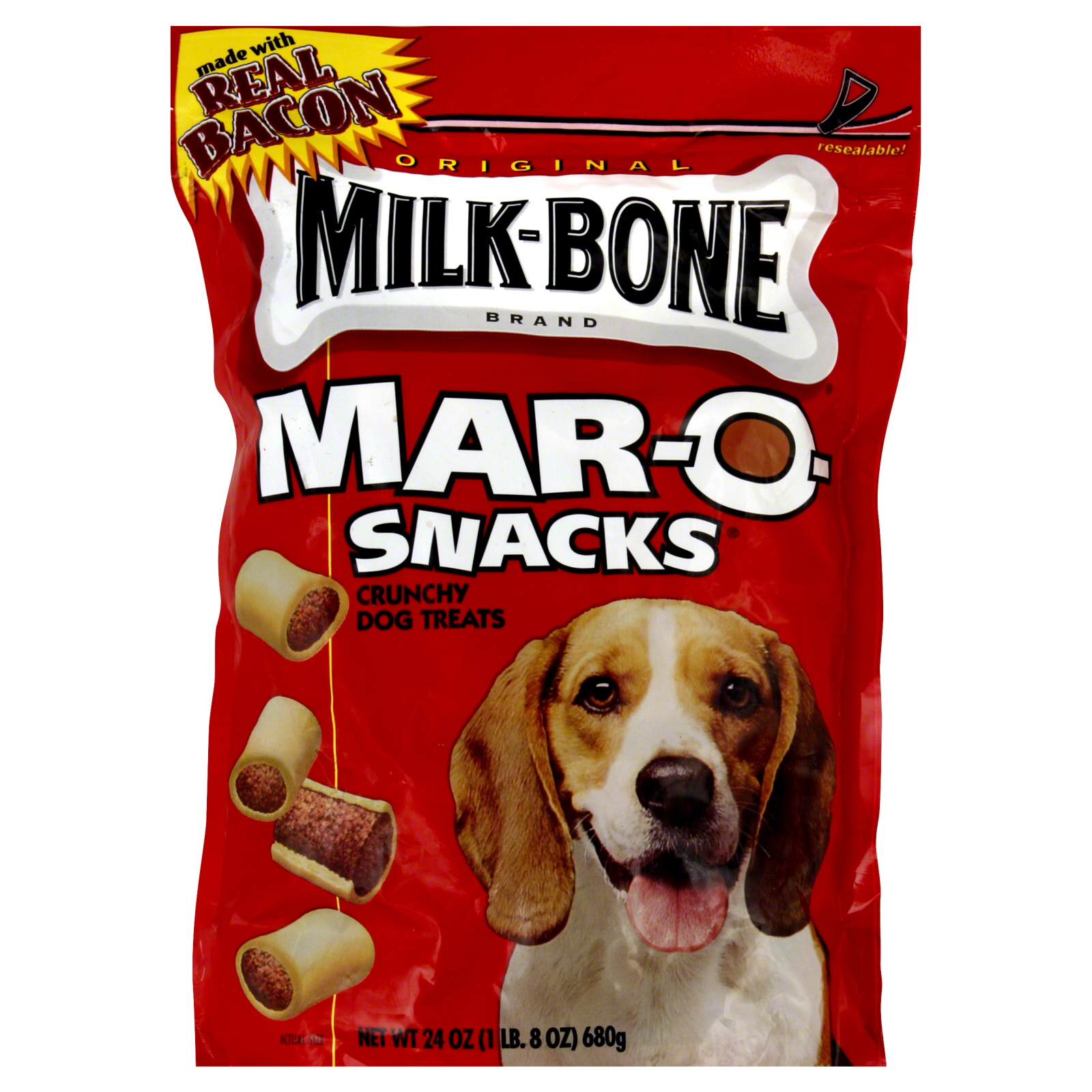 Milk-Bone Mar-O-Snacks Crunchy Dog Treats, Original, 24 oz (1 lb 8 oz) 680 g