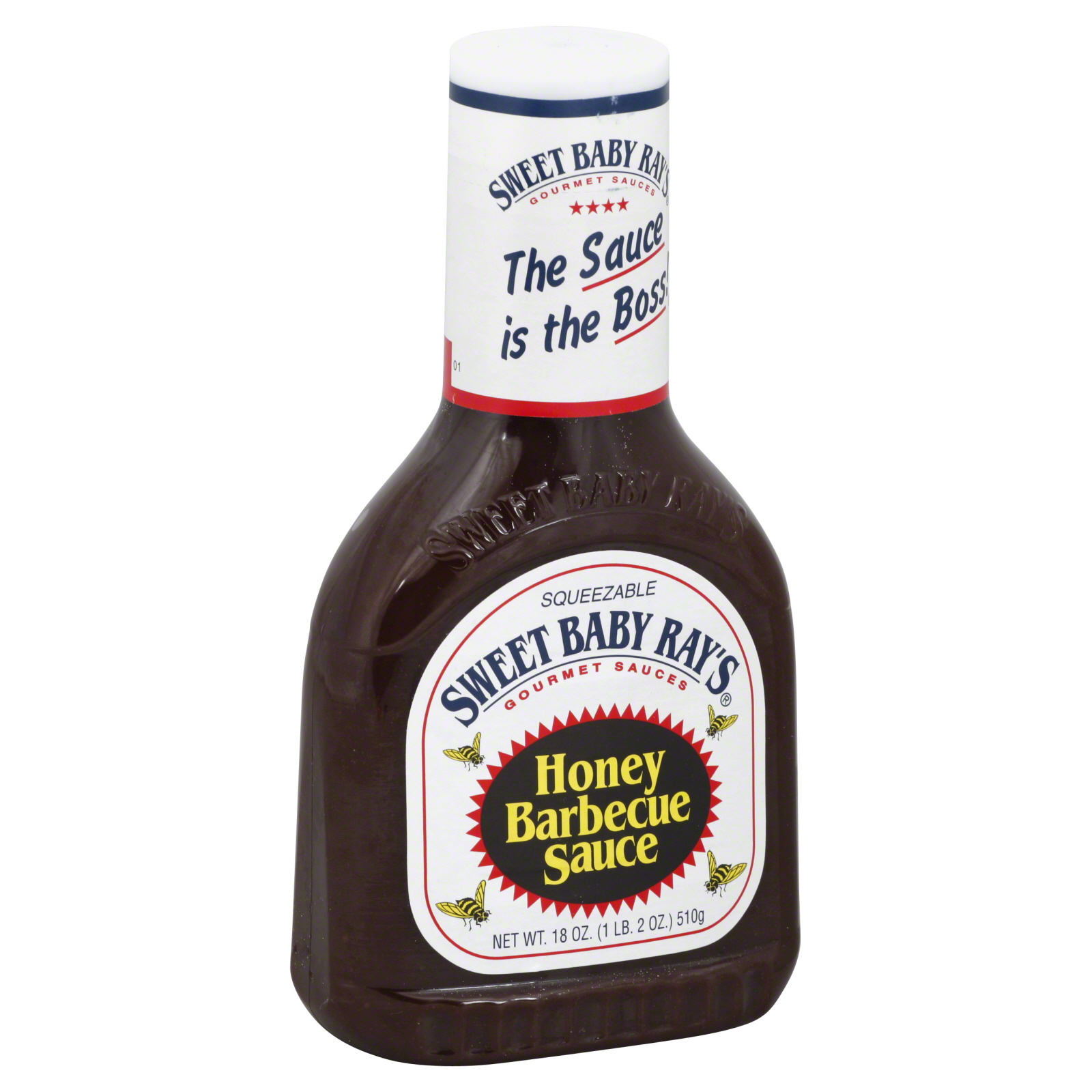 Sweet Baby Ray's Barbecue Sauce, Honey, 18 oz (1 lb 2 oz) 510 g