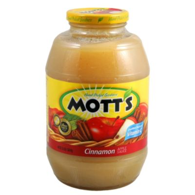 Mott's Apple Sauce, Cinnamon, 48 oz (3 lb) 1.36 kg