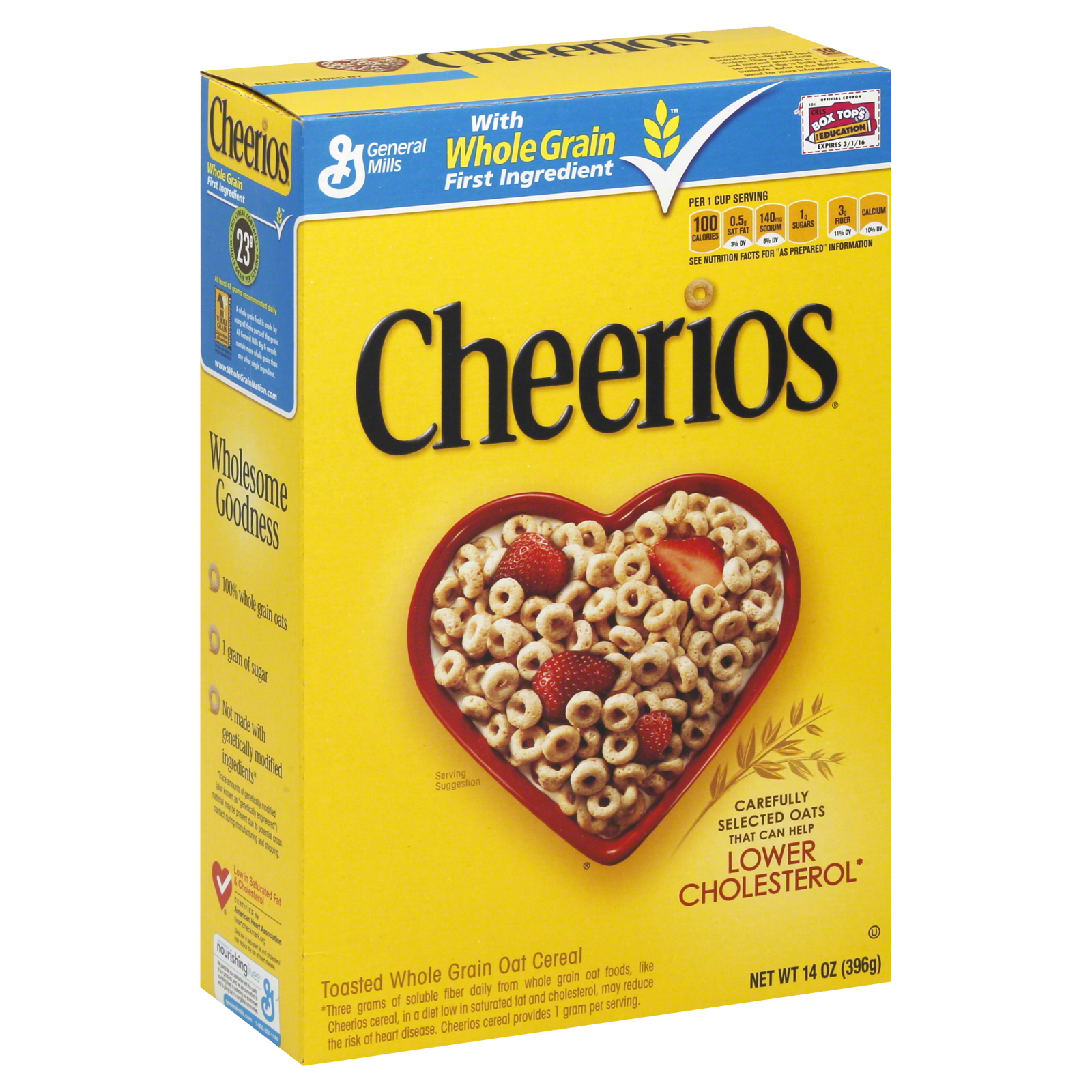 General Mills Cheerios Cereal, 14 oz (396 g)