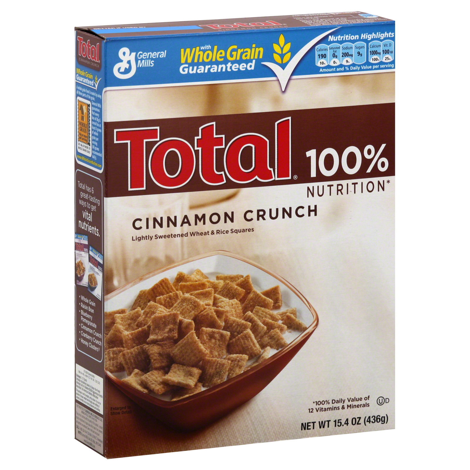 Total Cereal, Cinnamon Crunch, 15.4 oz (436 g)