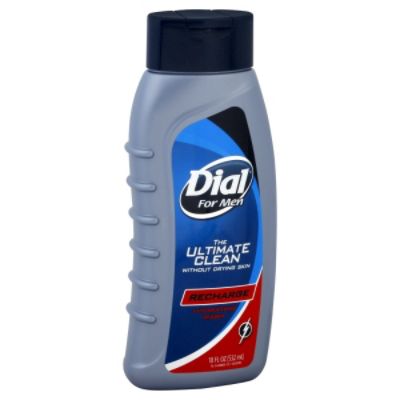Dial For Men Hydrating Wash, Recharge, 18 fl oz (532 ml)