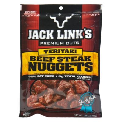 Jack Link's Premium Cuts Beef Steak Nuggets, Teriyaki, 3.25 oz (92 g)