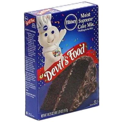 Pillsbury Moist Supreme Cake Mix, Devil's Food, 1 lb 2.25 oz (517 g)