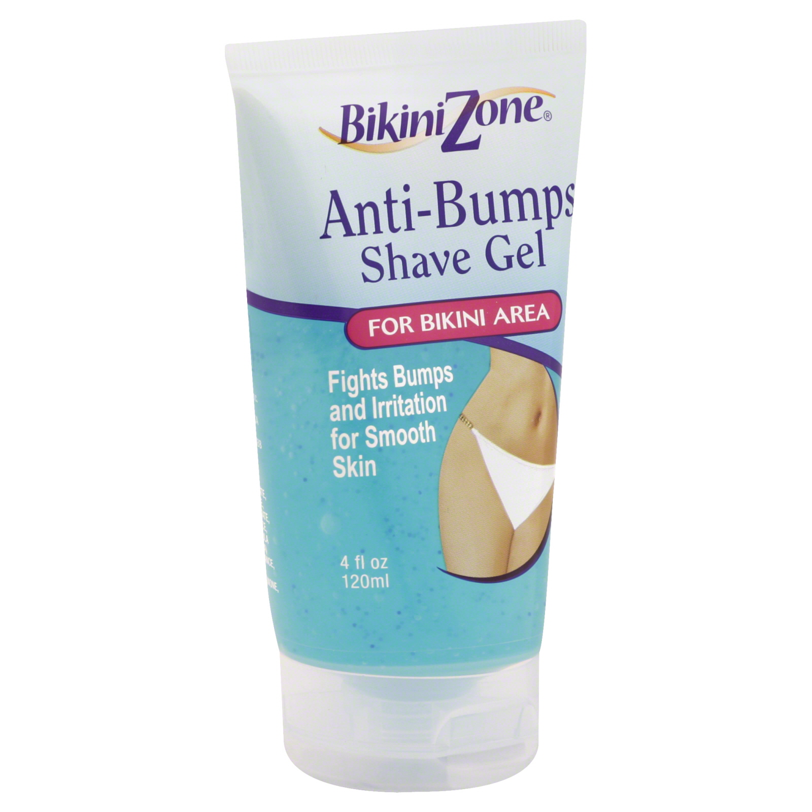 Bikini Zone AntiBumps Shave Gel for Bikini Area, 4 fl oz (120 ml)
