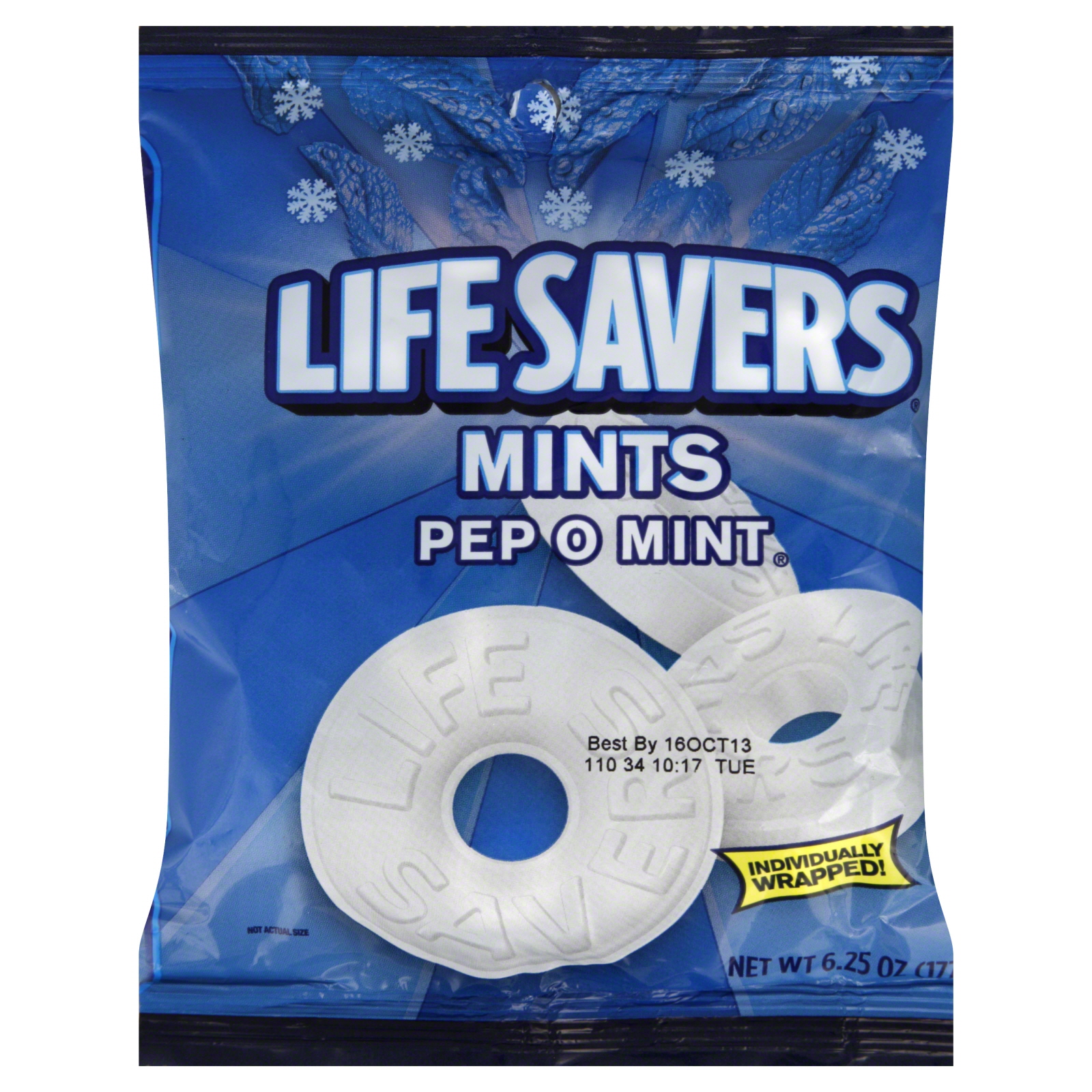 LifeSavers Mints, Pep O Mint, 6.25 oz (177 g)